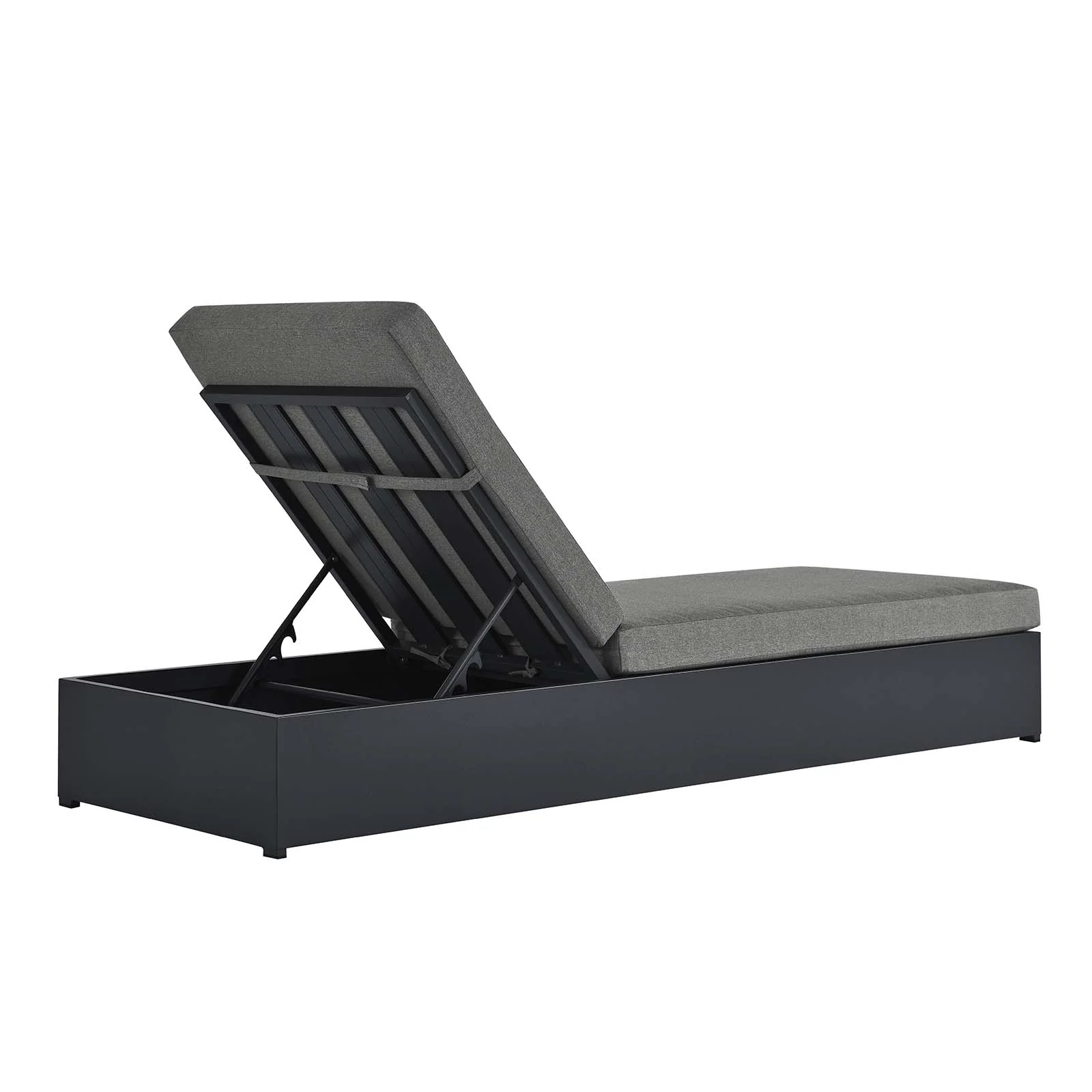 Tahoe Outdoor Patio Powder-Coated Aluminum Chaise Lounge Chair By Modway - EEI-6634 - Image 4