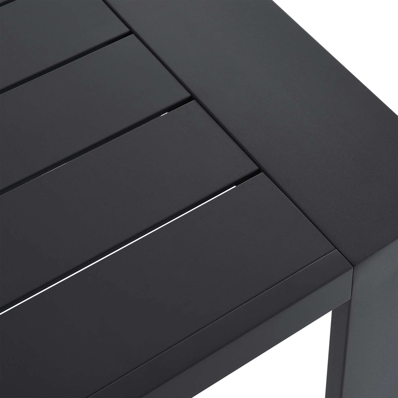 Tahoe Outdoor Patio Powder-Coated Aluminum End Table By Modway - EEI-6635 - Image 5