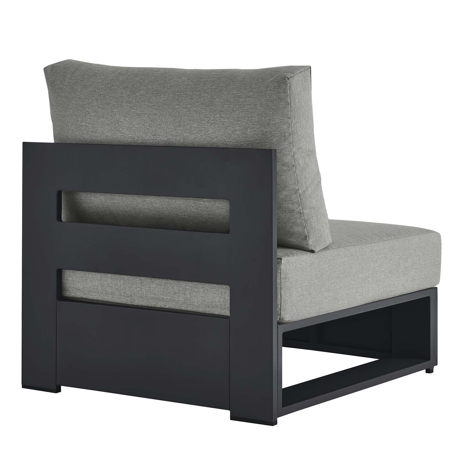 Tahoe Outdoor Patio Powder-Coated Aluminum Modular Armless Chair By Modway - EEI-6628 - Image 11