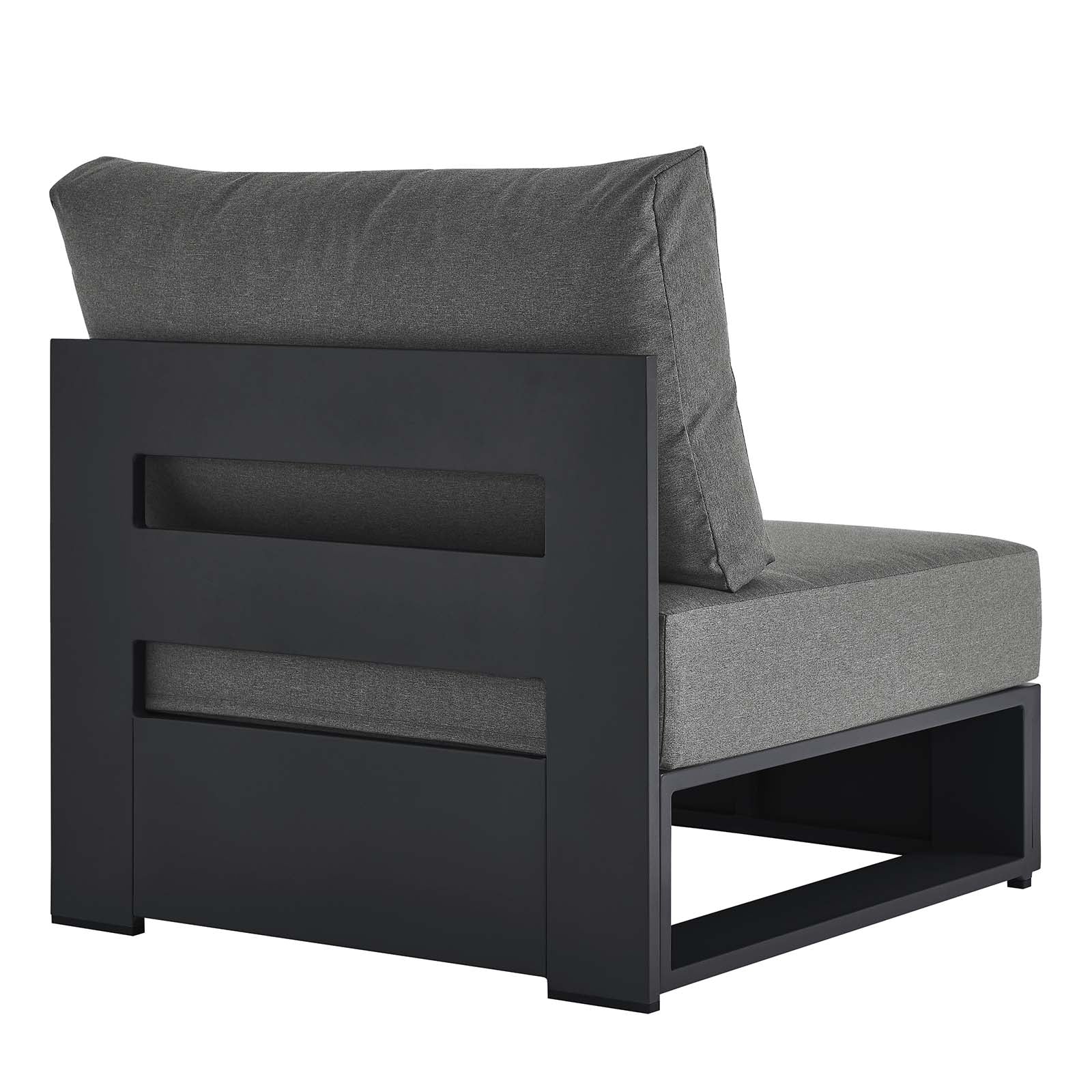 Tahoe Outdoor Patio Powder-Coated Aluminum Modular Armless Chair By Modway - EEI-6628 - Image 3