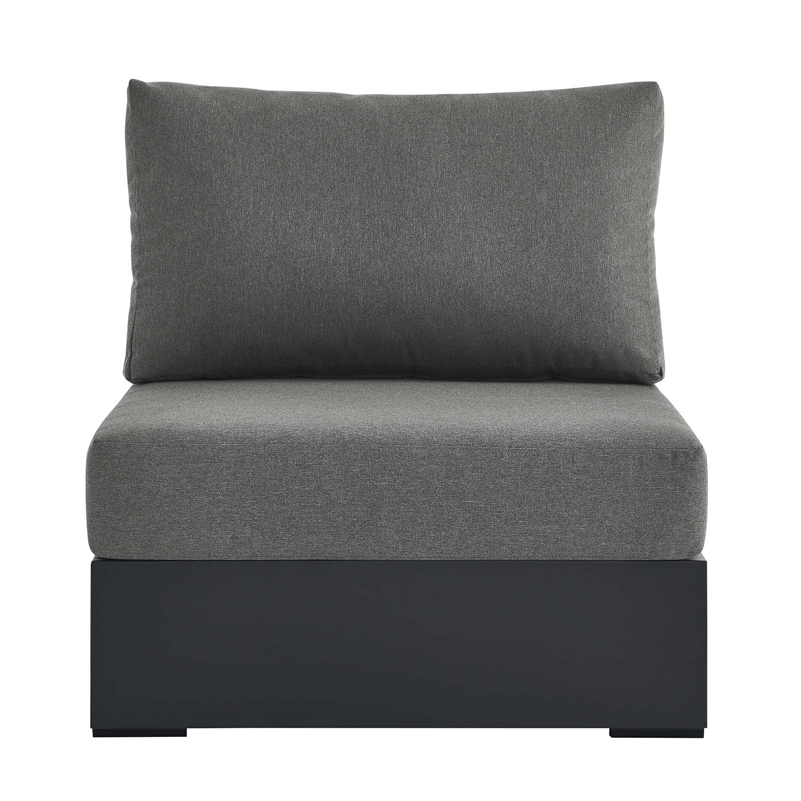 Tahoe Outdoor Patio Powder-Coated Aluminum Modular Armless Chair By Modway - EEI-6628 - Image 4