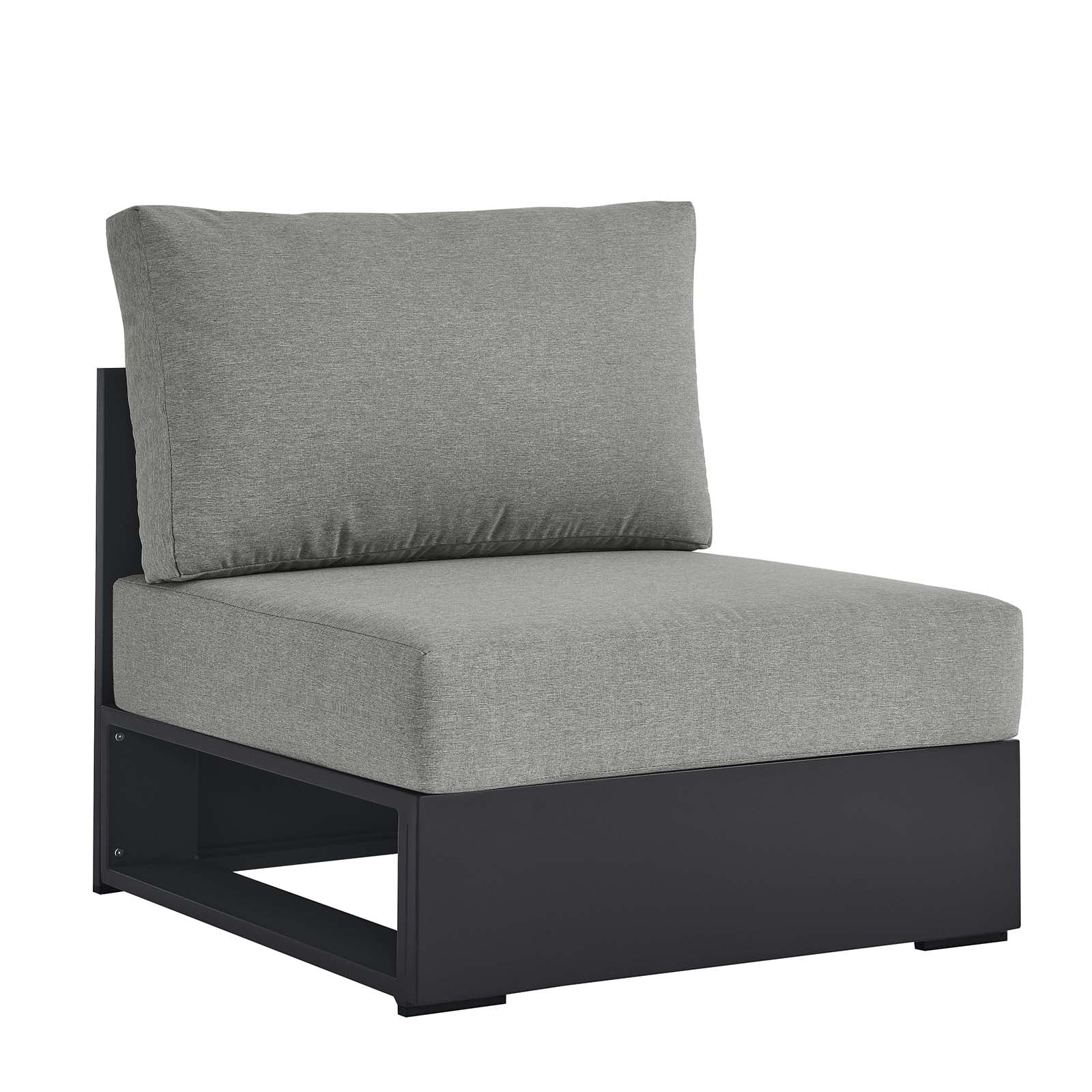 Tahoe Outdoor Patio Powder-Coated Aluminum Modular Armless Chair By Modway - EEI-6628 - Image 9
