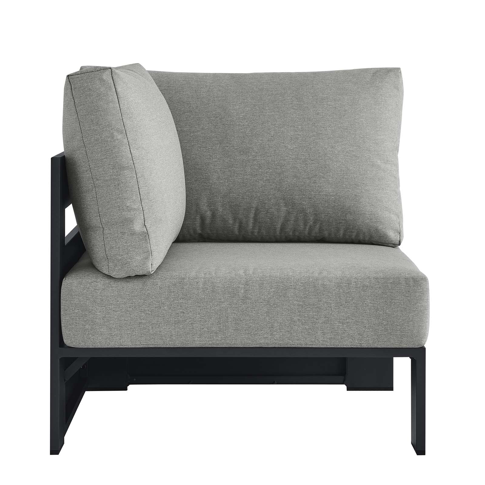 Tahoe Outdoor Patio Powder-Coated Aluminum Modular Corner Chair By Modway - EEI-6631 - Image 10