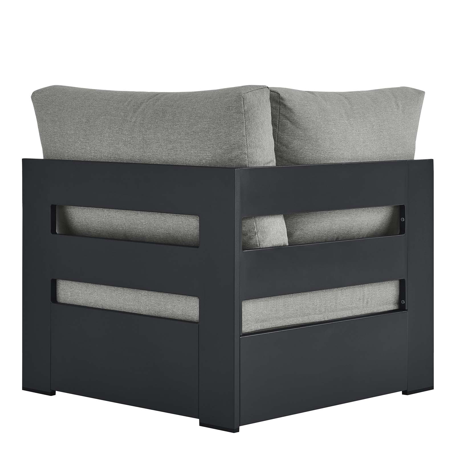 Tahoe Outdoor Patio Powder-Coated Aluminum Modular Corner Chair By Modway - EEI-6631 - Image 11