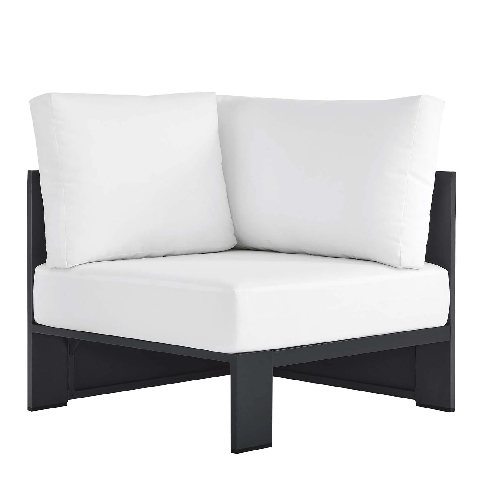 Tahoe Outdoor Patio Powder-Coated Aluminum Modular Corner Chair By Modway - EEI-6631 - Image 17