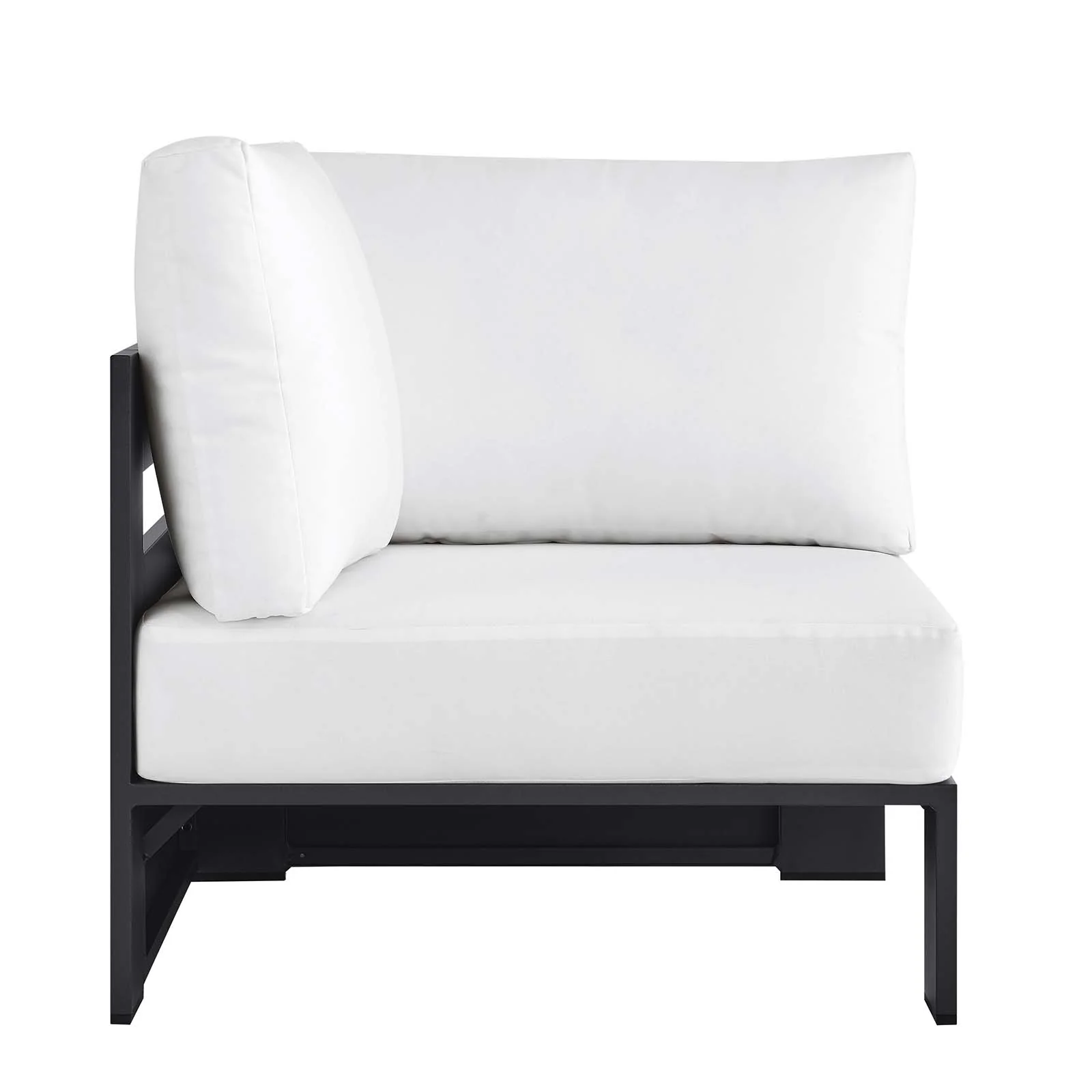 Tahoe Outdoor Patio Powder-Coated Aluminum Modular Corner Chair By Modway - EEI-6631 - Image 18