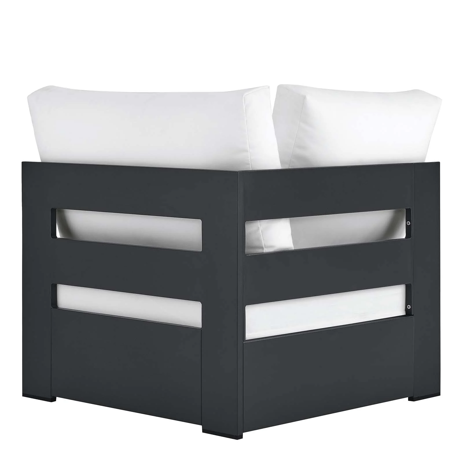 Tahoe Outdoor Patio Powder-Coated Aluminum Modular Corner Chair By Modway - EEI-6631 - Image 19