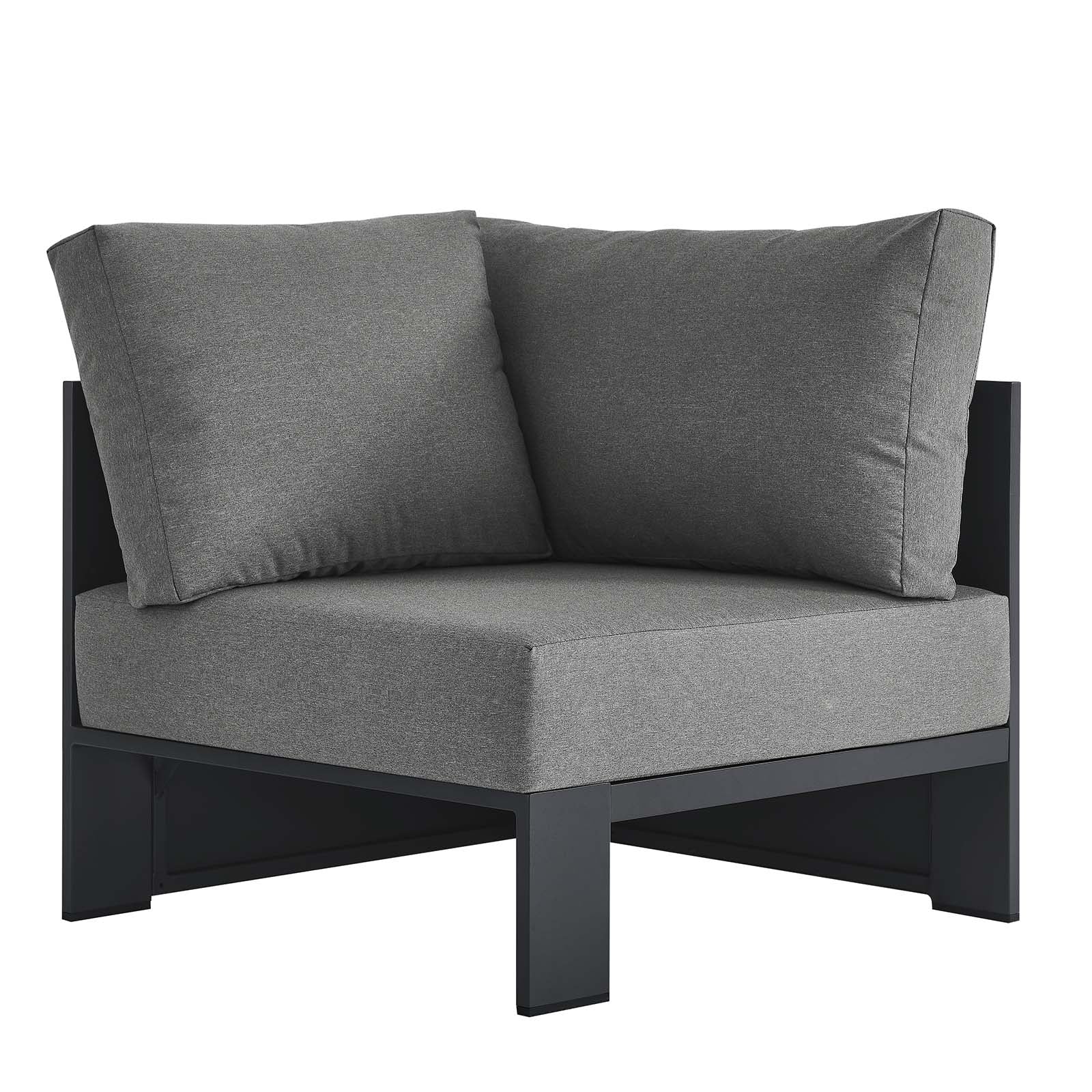 Tahoe Outdoor Patio Powder-Coated Aluminum Modular Corner Chair By Modway - EEI-6631 - Image 2