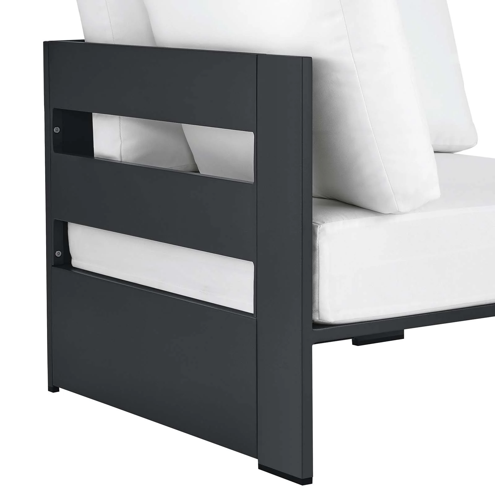 Tahoe Outdoor Patio Powder-Coated Aluminum Modular Corner Chair By Modway - EEI-6631 - Image 20
