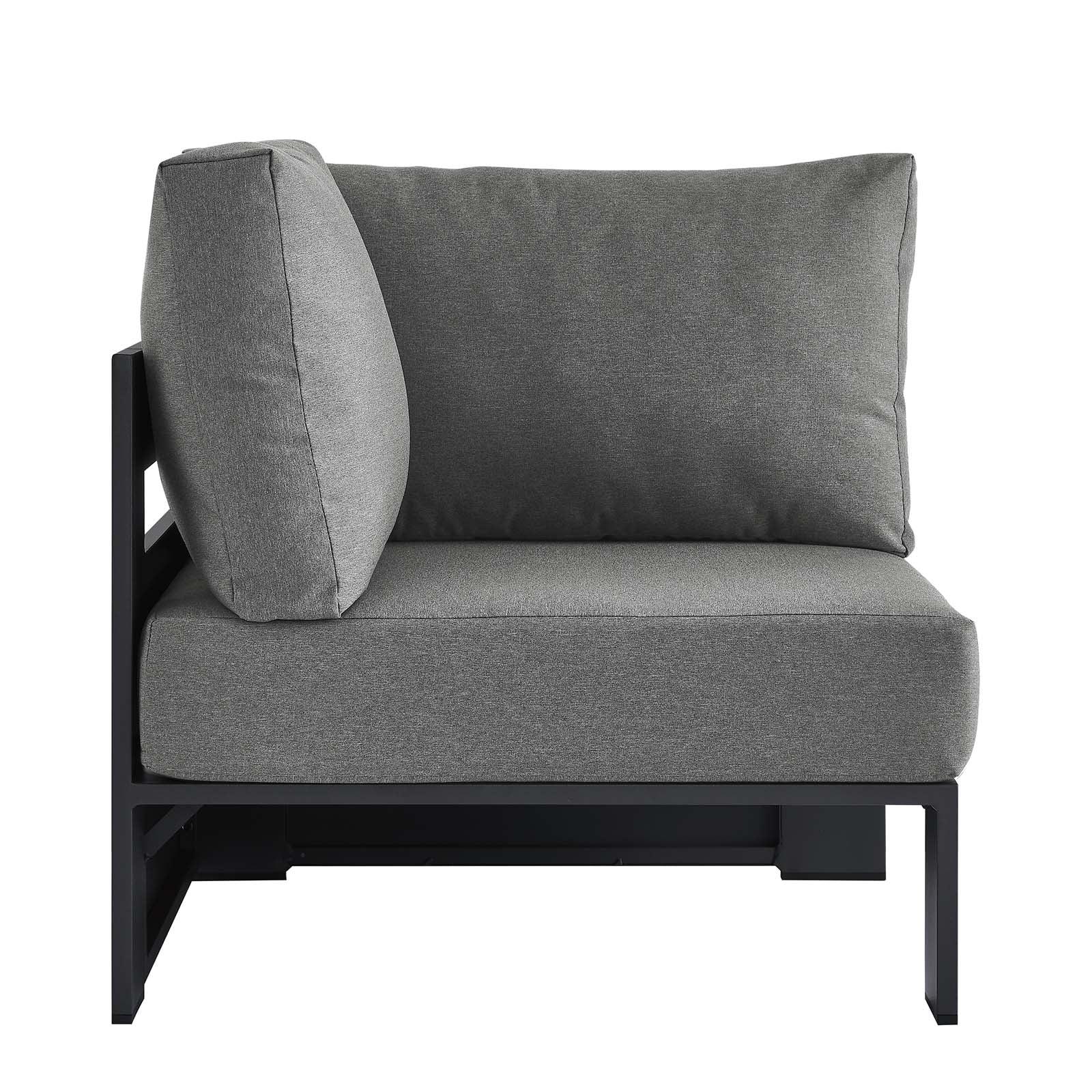 Tahoe Outdoor Patio Powder-Coated Aluminum Modular Corner Chair By Modway - EEI-6631 - Image 3
