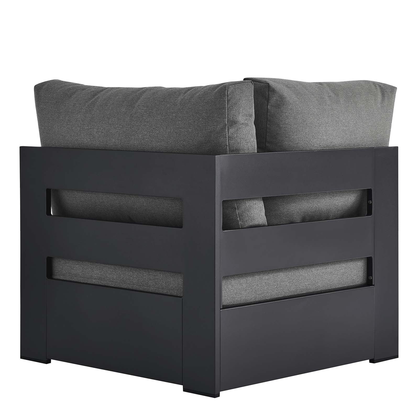 Tahoe Outdoor Patio Powder-Coated Aluminum Modular Corner Chair By Modway - EEI-6631 - Image 4