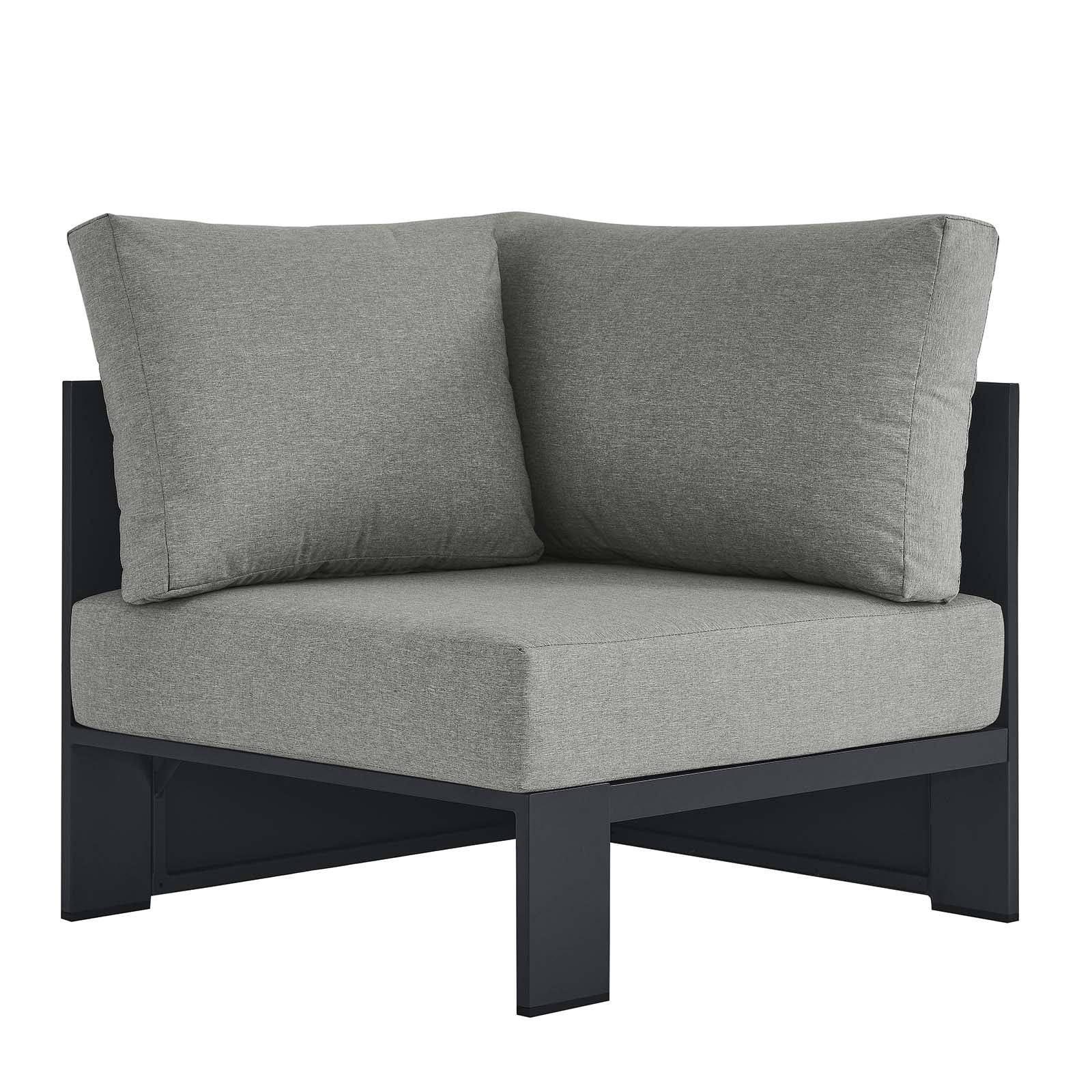 Tahoe Outdoor Patio Powder-Coated Aluminum Modular Corner Chair By Modway - EEI-6631 - Image 9