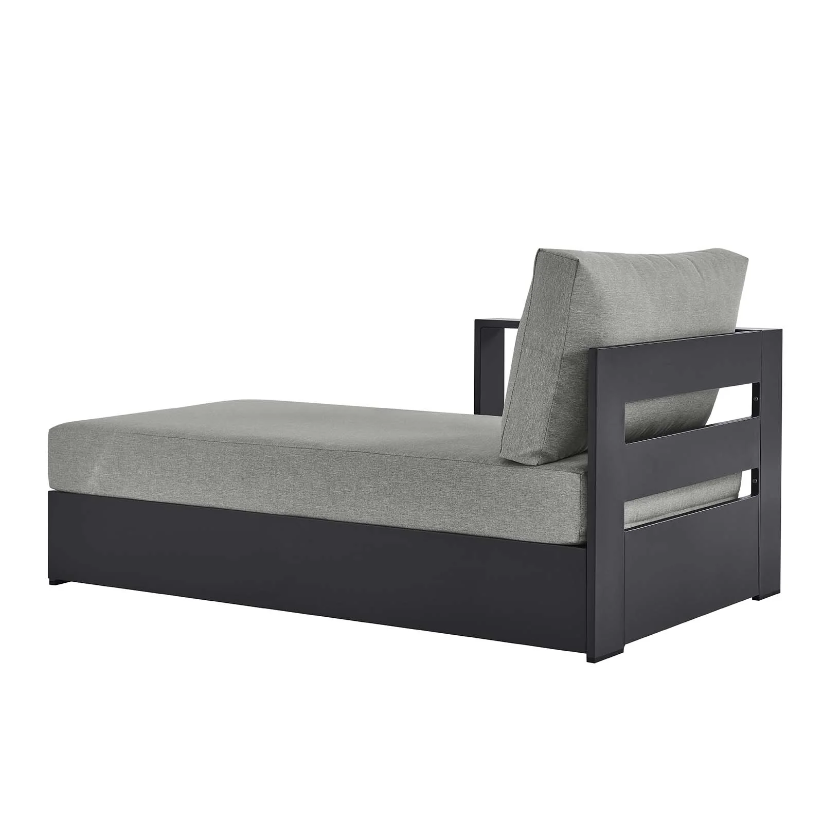 Tahoe Outdoor Patio Powder-Coated Aluminum Modular Left-Facing Chaise Lounge By Modway - EEI-6632 - Image 11