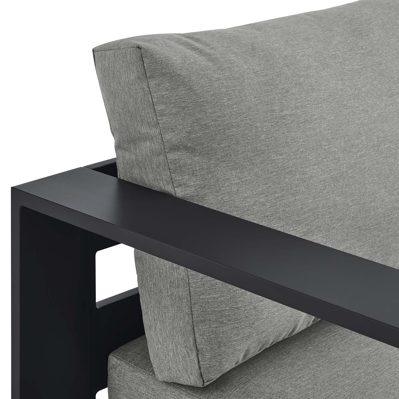 Tahoe Outdoor Patio Powder-Coated Aluminum Modular Left-Facing Chaise Lounge By Modway - EEI-6632 - Image 13