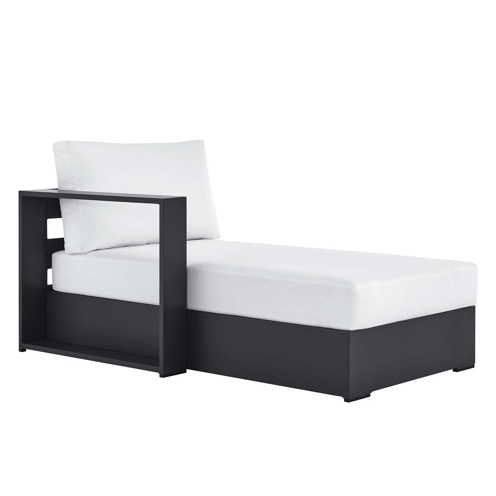 Tahoe Outdoor Patio Powder-Coated Aluminum Modular Left-Facing Chaise Lounge By Modway - EEI-6632 - Image 17