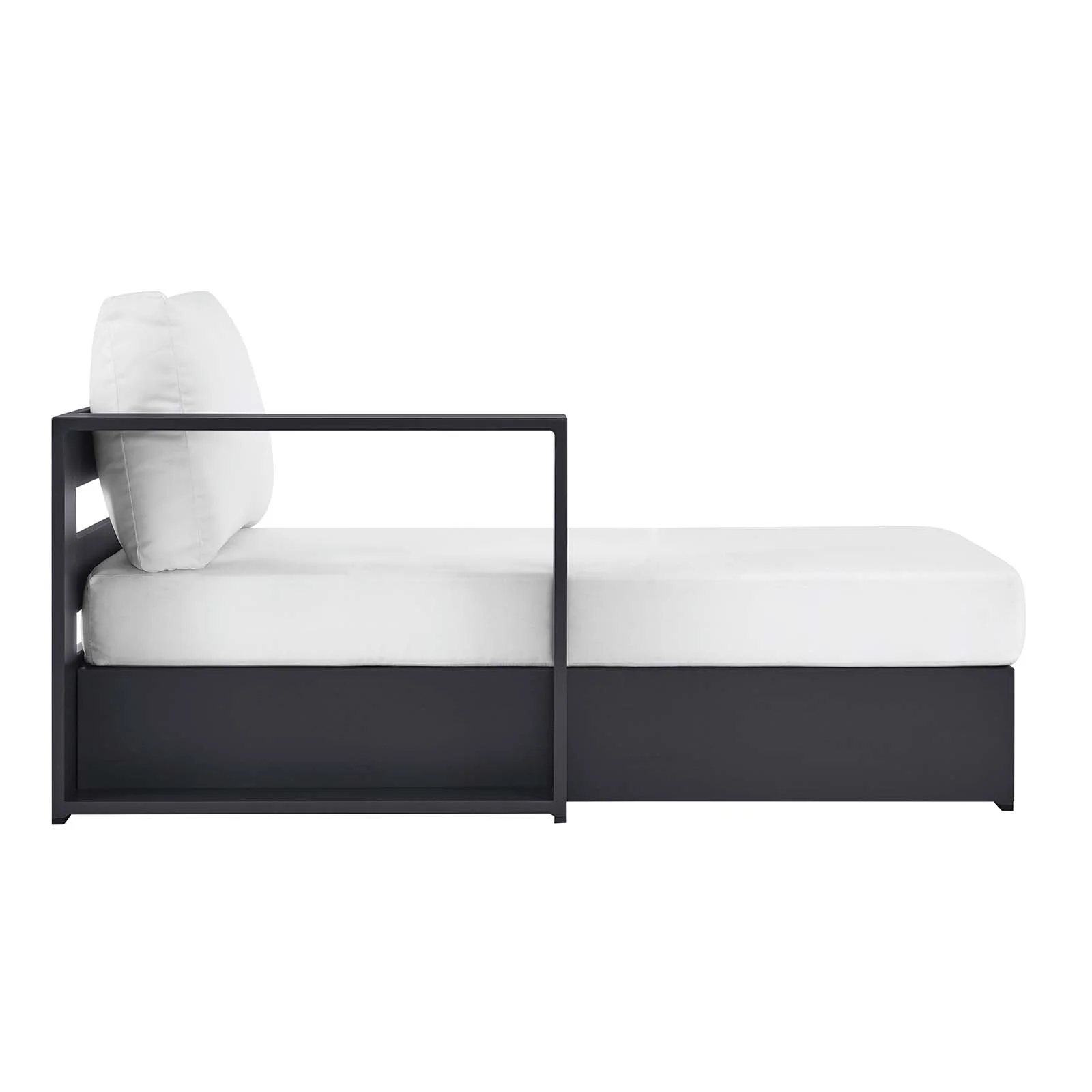 Tahoe Outdoor Patio Powder-Coated Aluminum Modular Left-Facing Chaise Lounge By Modway - EEI-6632 - Image 18