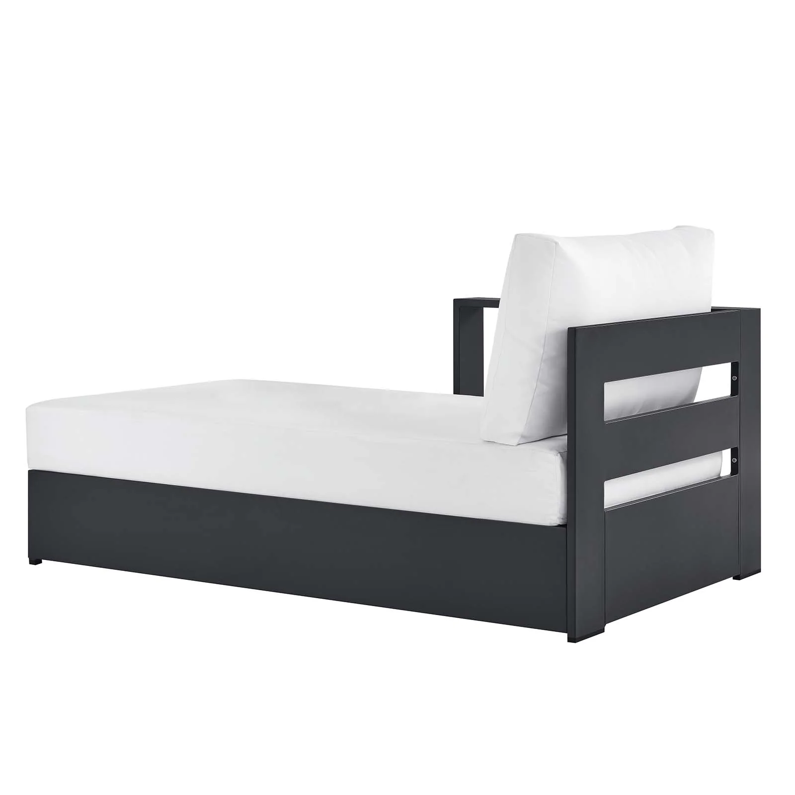 Tahoe Outdoor Patio Powder-Coated Aluminum Modular Left-Facing Chaise Lounge By Modway - EEI-6632 - Image 19