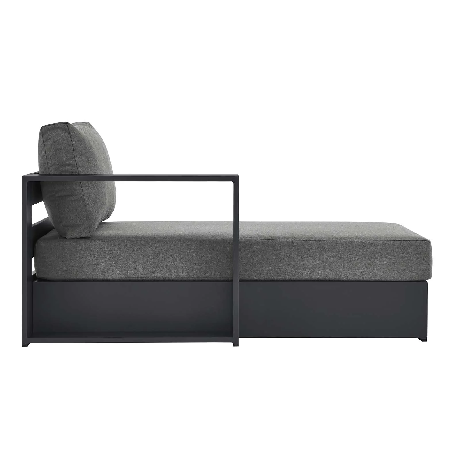 Tahoe Outdoor Patio Powder-Coated Aluminum Modular Left-Facing Chaise Lounge By Modway - EEI-6632 - Image 2
