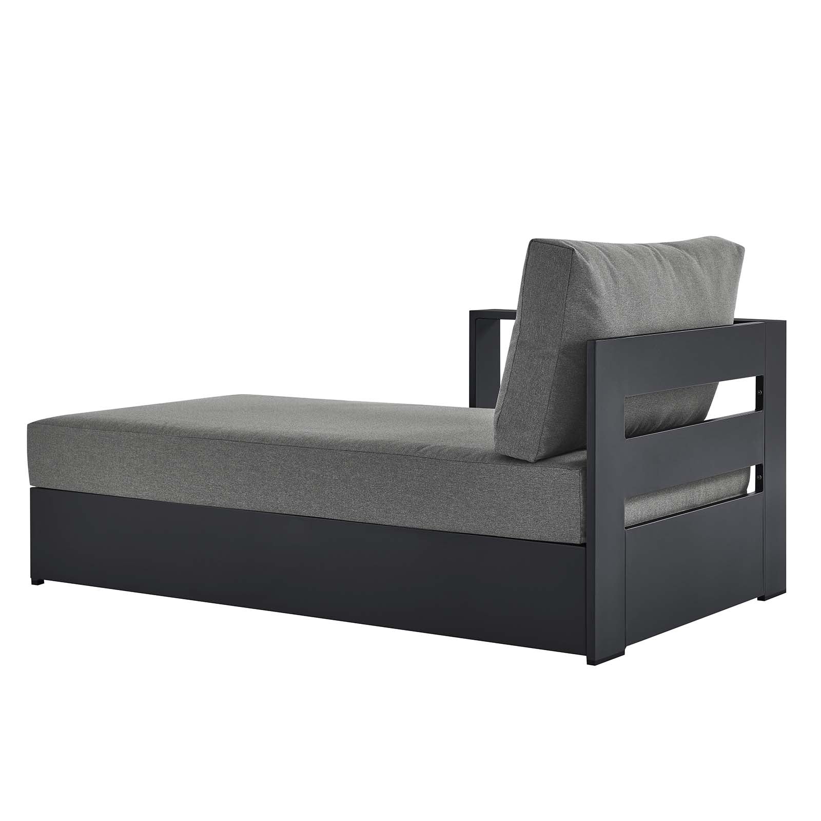 Tahoe Outdoor Patio Powder-Coated Aluminum Modular Left-Facing Chaise Lounge By Modway - EEI-6632 - Image 3