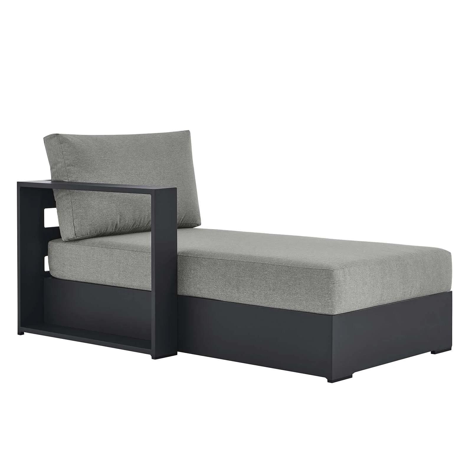 Tahoe Outdoor Patio Powder-Coated Aluminum Modular Left-Facing Chaise Lounge By Modway - EEI-6632 - Image 9