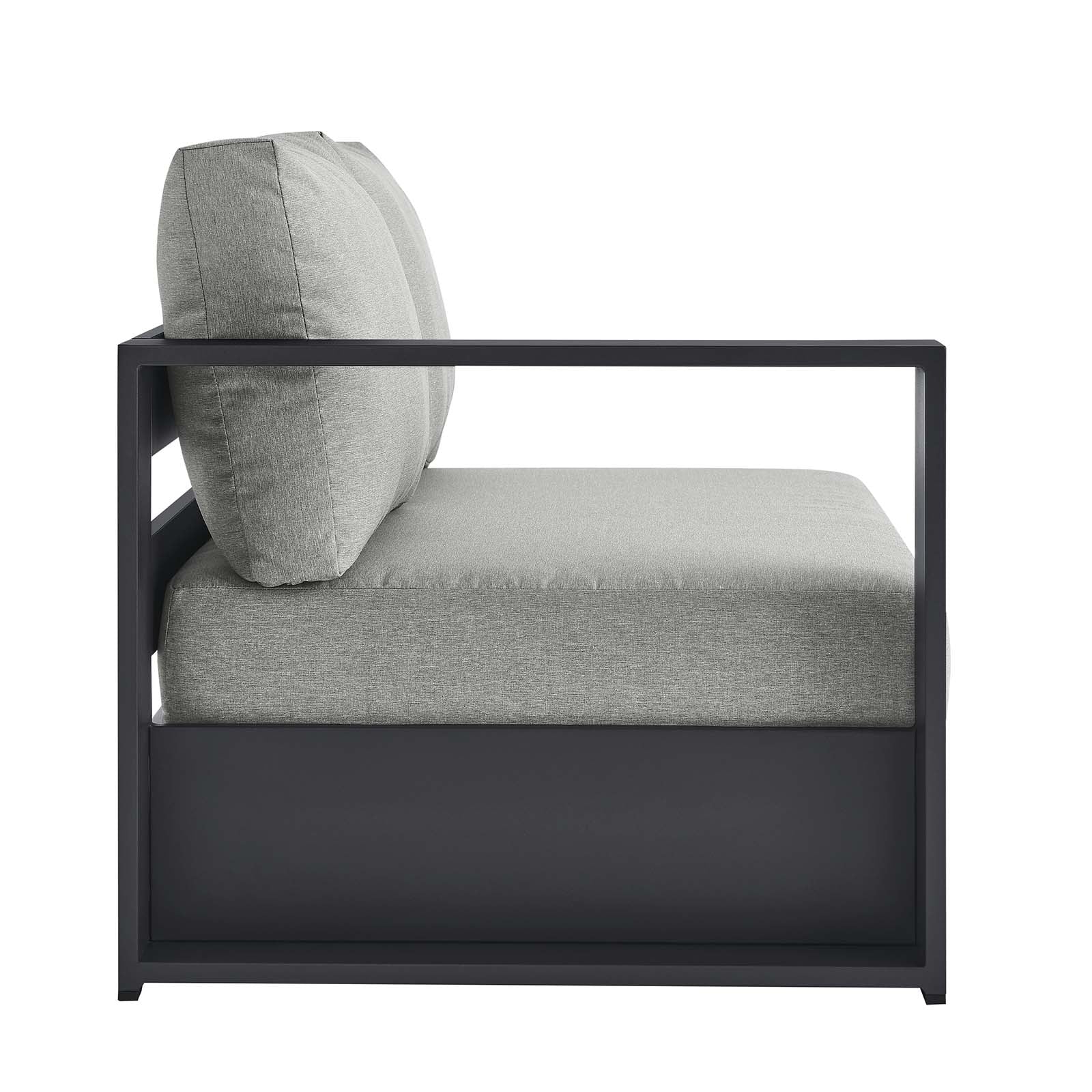 Tahoe Outdoor Patio Powder-Coated Aluminum Modular Left-Facing Loveseat By Modway - EEI-6629 - Image 10