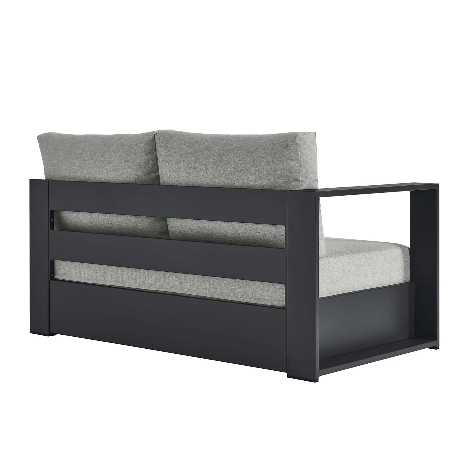 Tahoe Outdoor Patio Powder-Coated Aluminum Modular Left-Facing Loveseat By Modway - EEI-6629 - Image 11