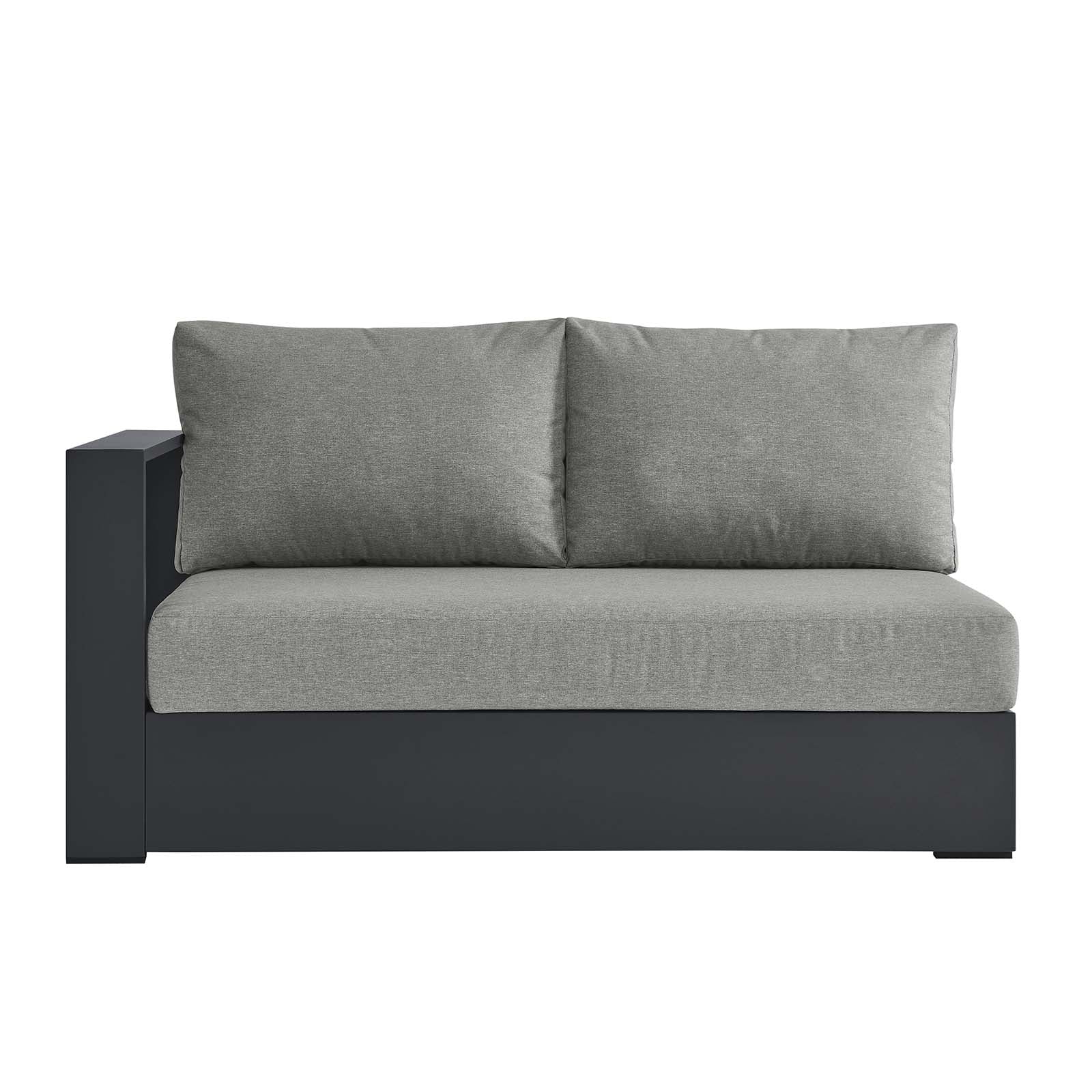 Tahoe Outdoor Patio Powder-Coated Aluminum Modular Left-Facing Loveseat By Modway - EEI-6629 - Image 12