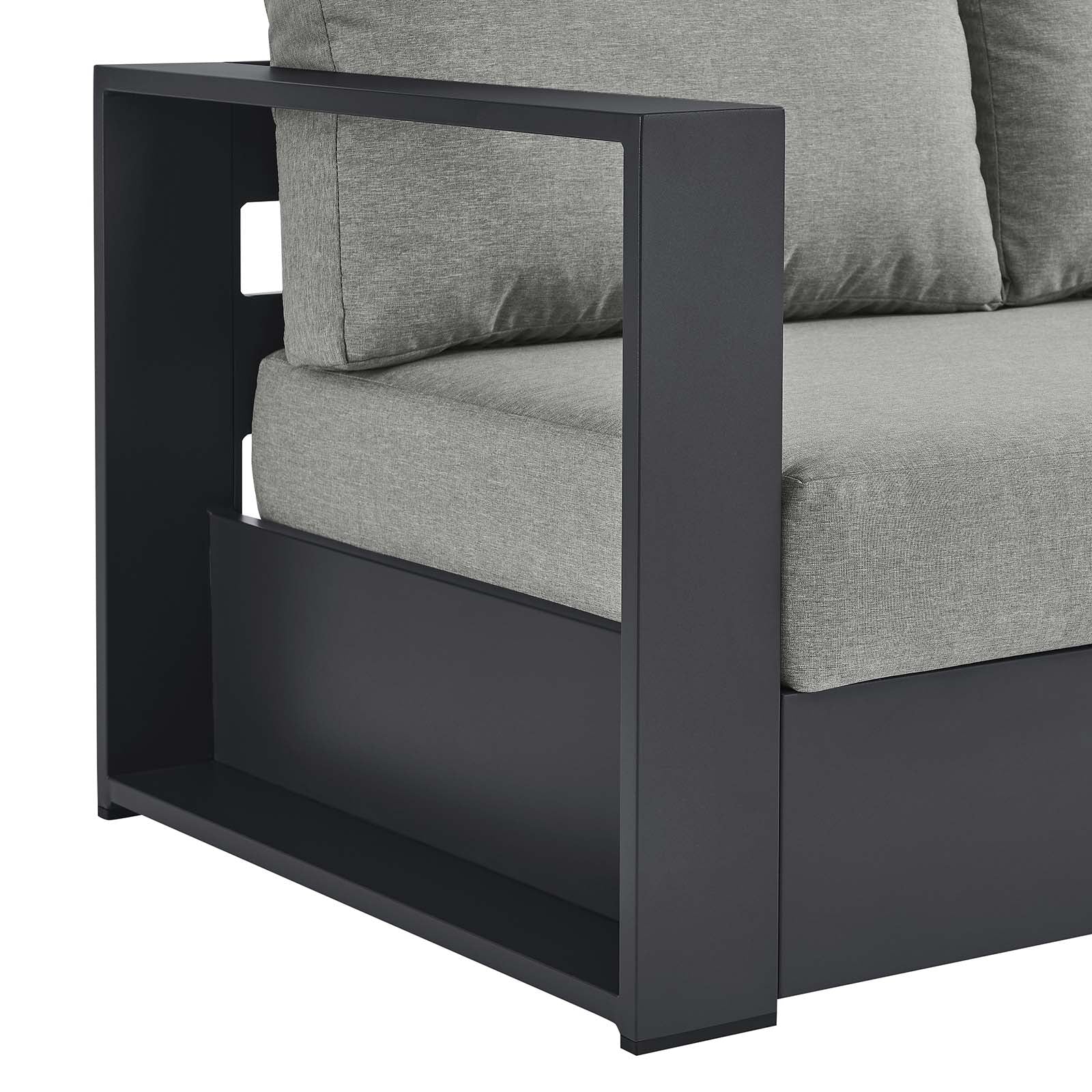 Tahoe Outdoor Patio Powder-Coated Aluminum Modular Left-Facing Loveseat By Modway - EEI-6629 - Image 13
