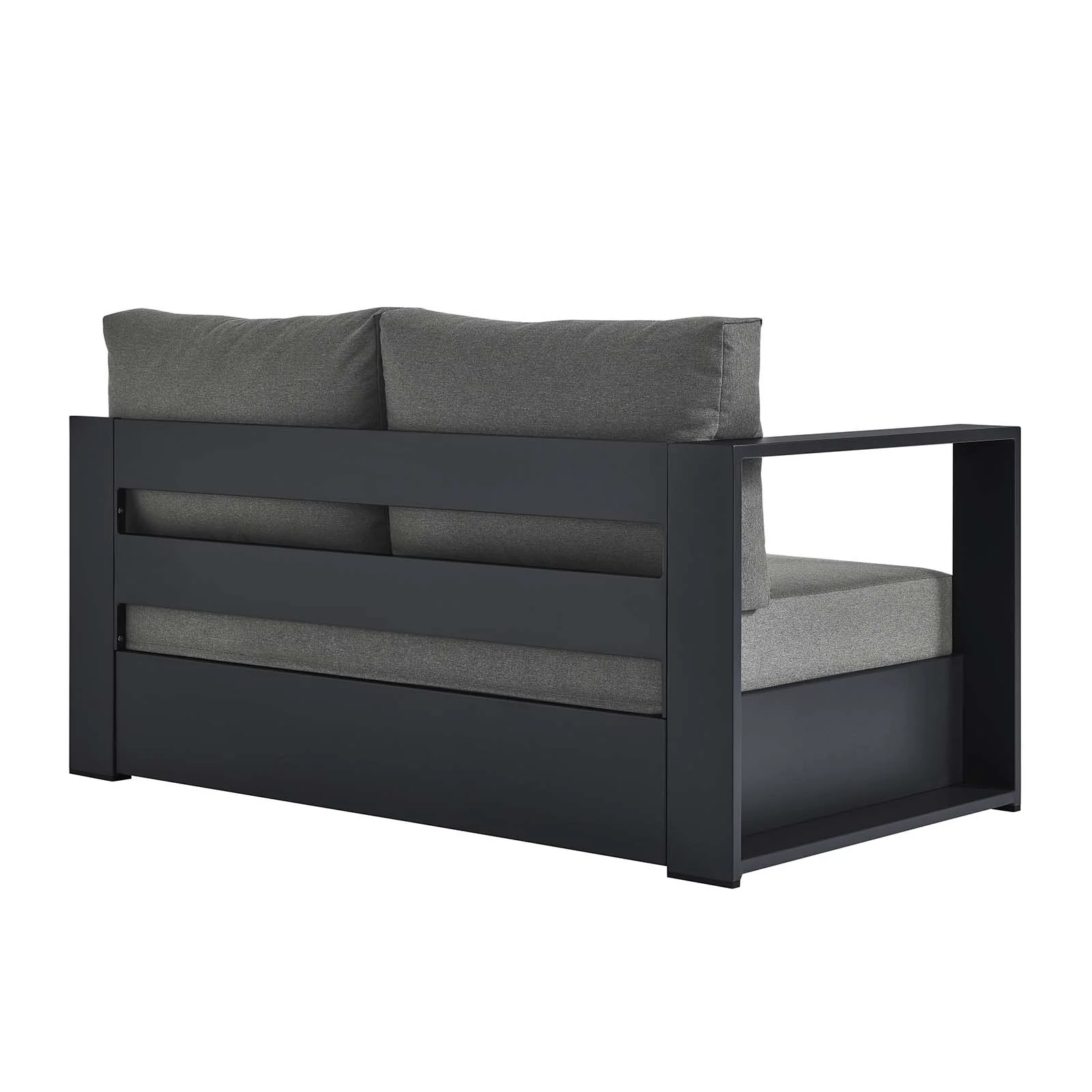 Tahoe Outdoor Patio Powder-Coated Aluminum Modular Left-Facing Loveseat By Modway - EEI-6629 - Image 3
