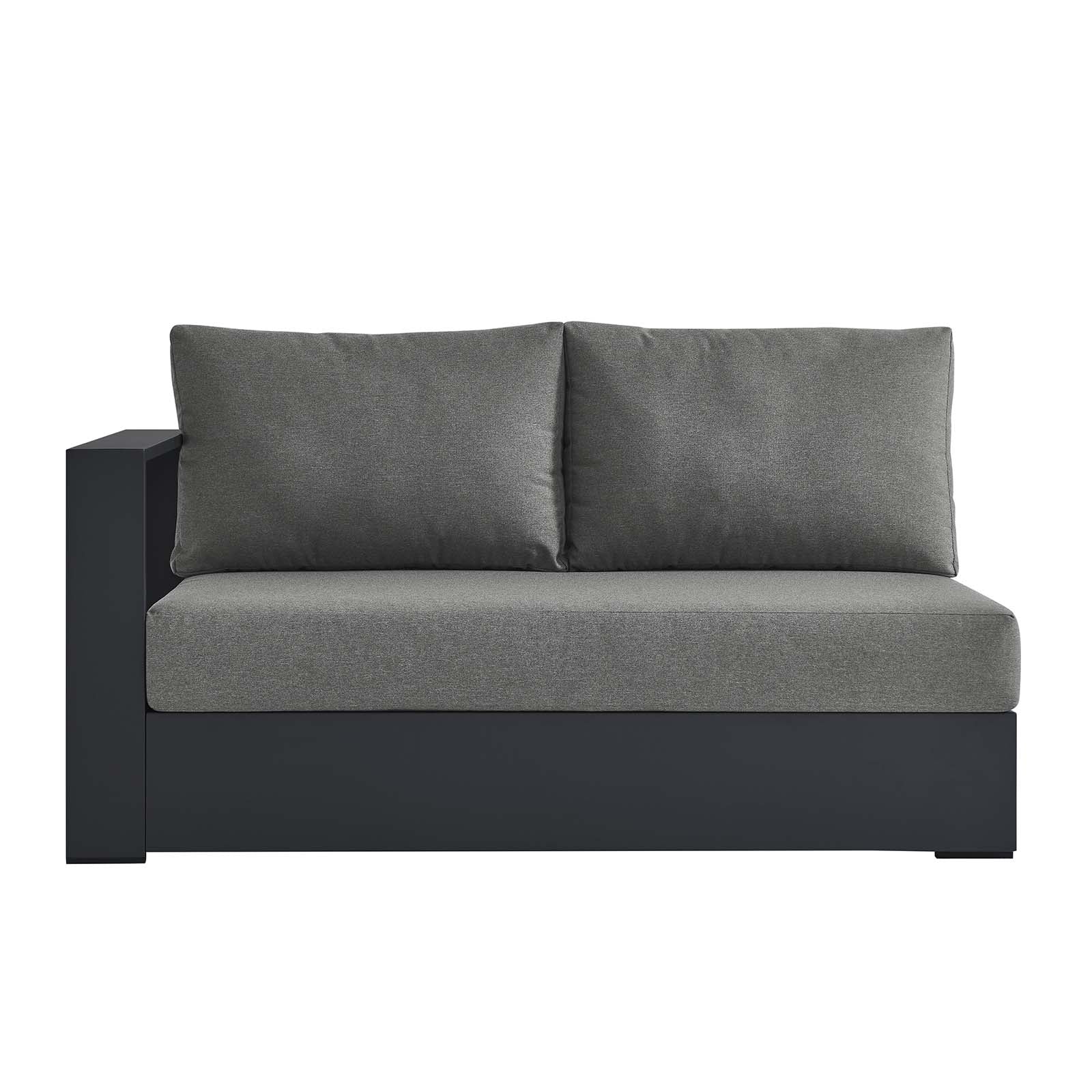 Tahoe Outdoor Patio Powder-Coated Aluminum Modular Left-Facing Loveseat By Modway - EEI-6629 - Image 4