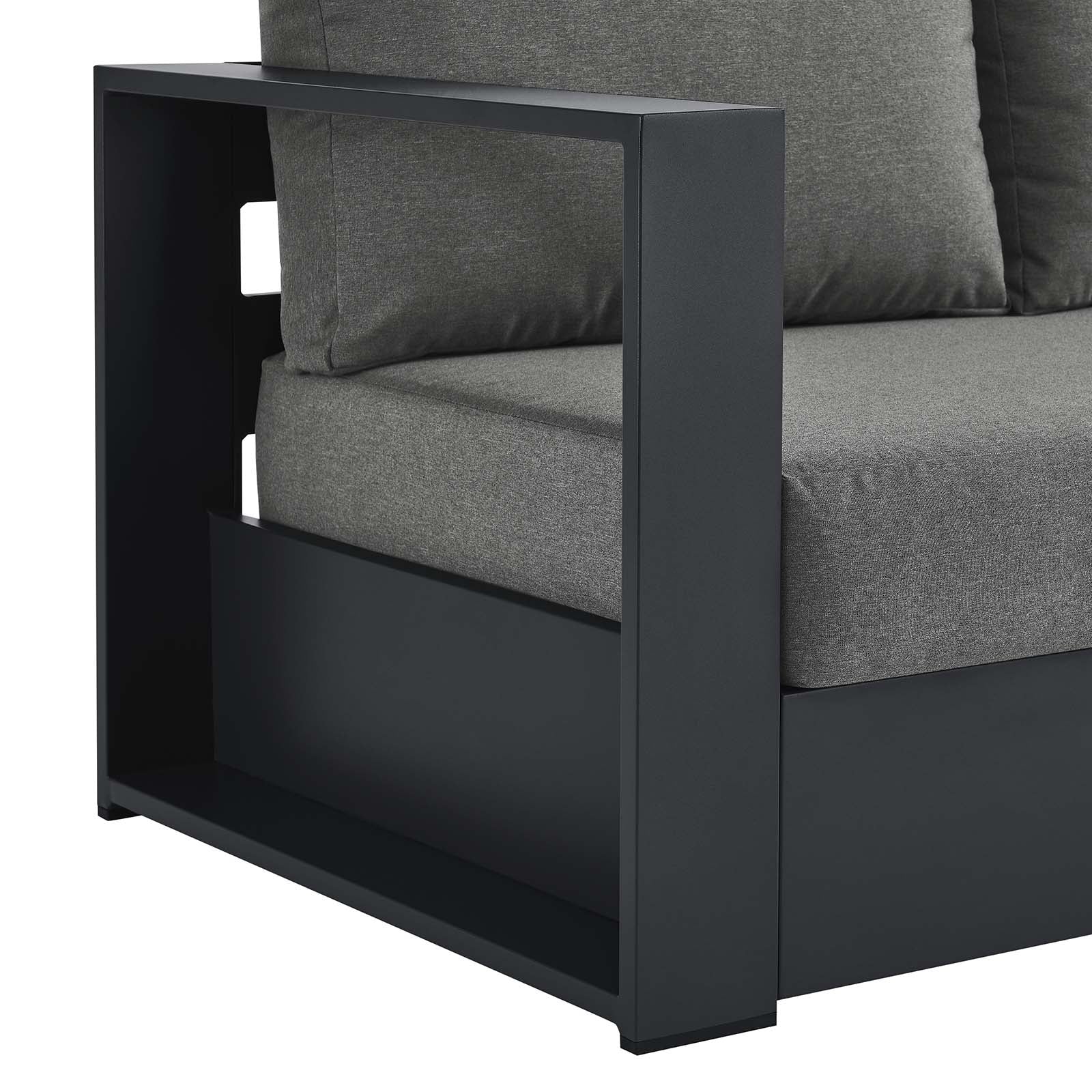 Tahoe Outdoor Patio Powder-Coated Aluminum Modular Left-Facing Loveseat By Modway - EEI-6629 - Image 5