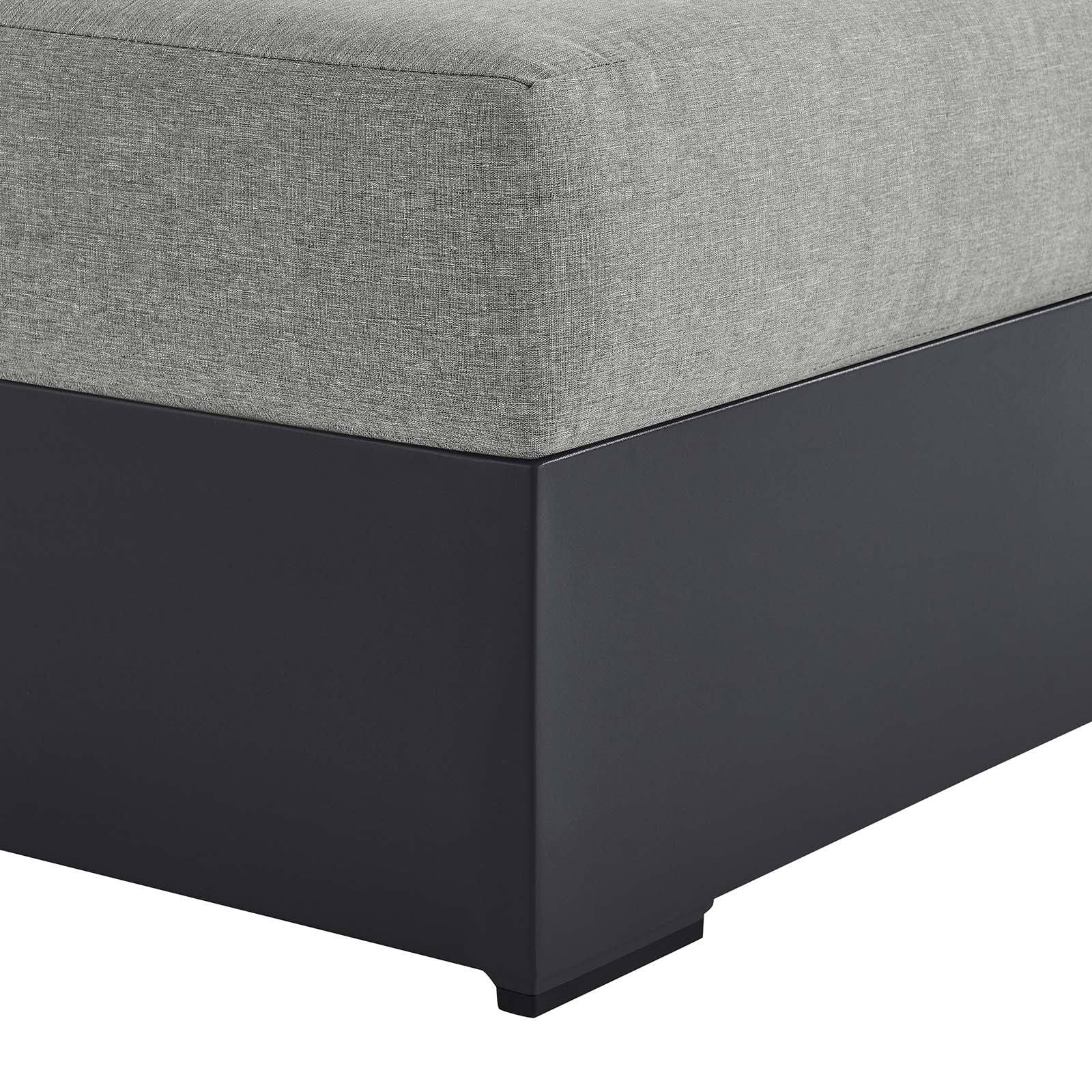 Tahoe Outdoor Patio Powder-Coated Aluminum Modular Right-Facing Chaise Lounge By Modway - EEI-6633 - Image 13