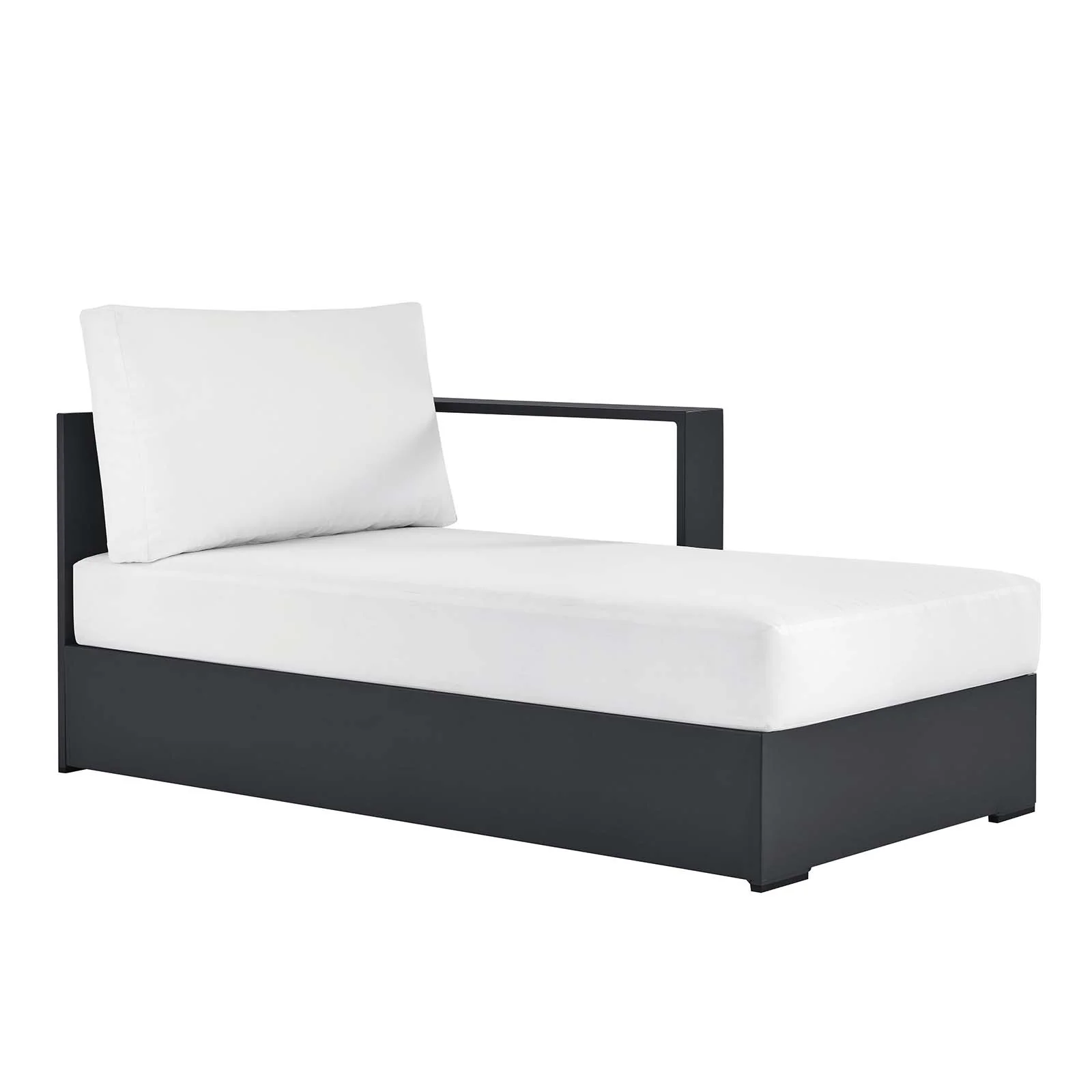 Tahoe Outdoor Patio Powder-Coated Aluminum Modular Right-Facing Chaise Lounge By Modway - EEI-6633 - Image 17