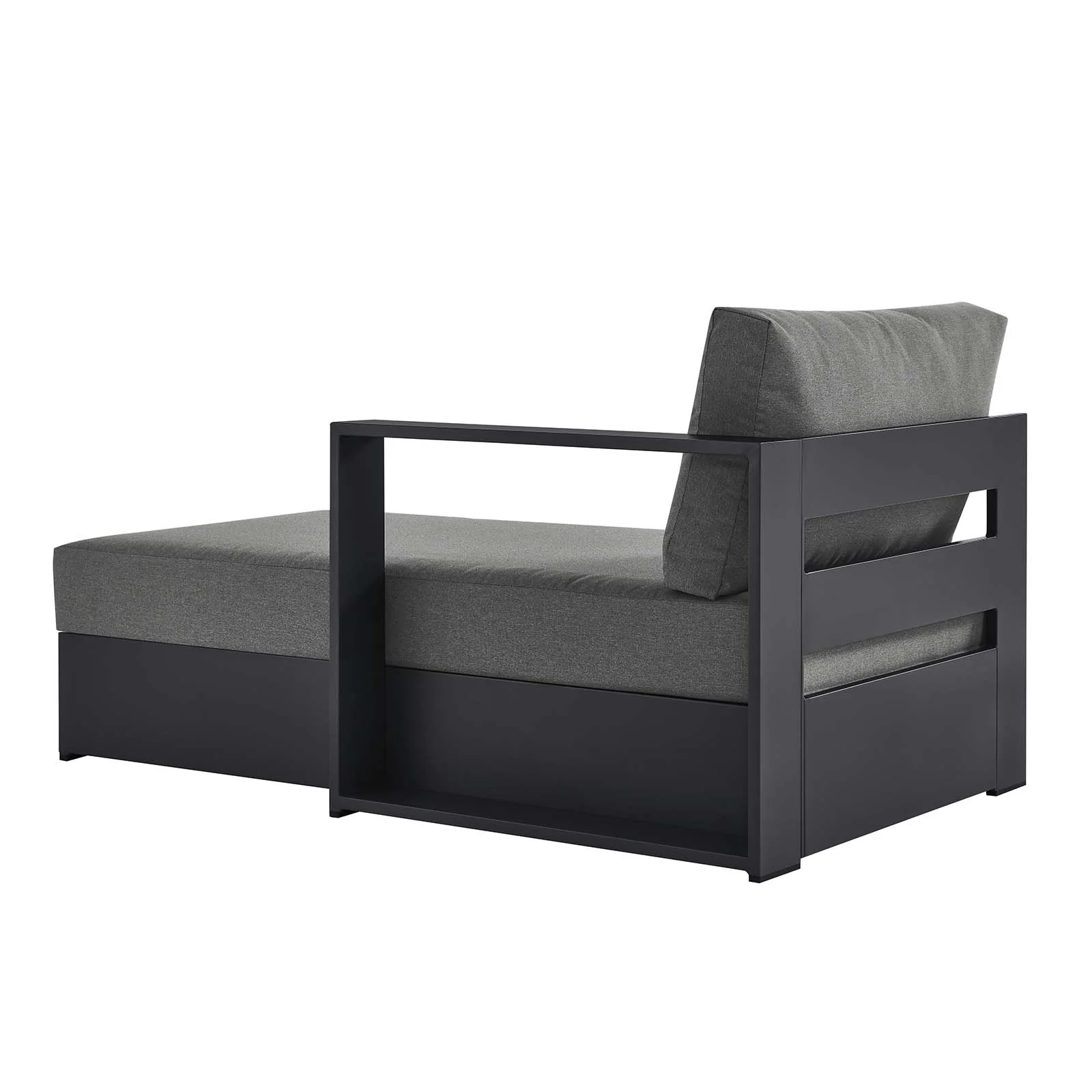 Tahoe Outdoor Patio Powder-Coated Aluminum Modular Right-Facing Chaise Lounge By Modway - EEI-6633 - Image 3