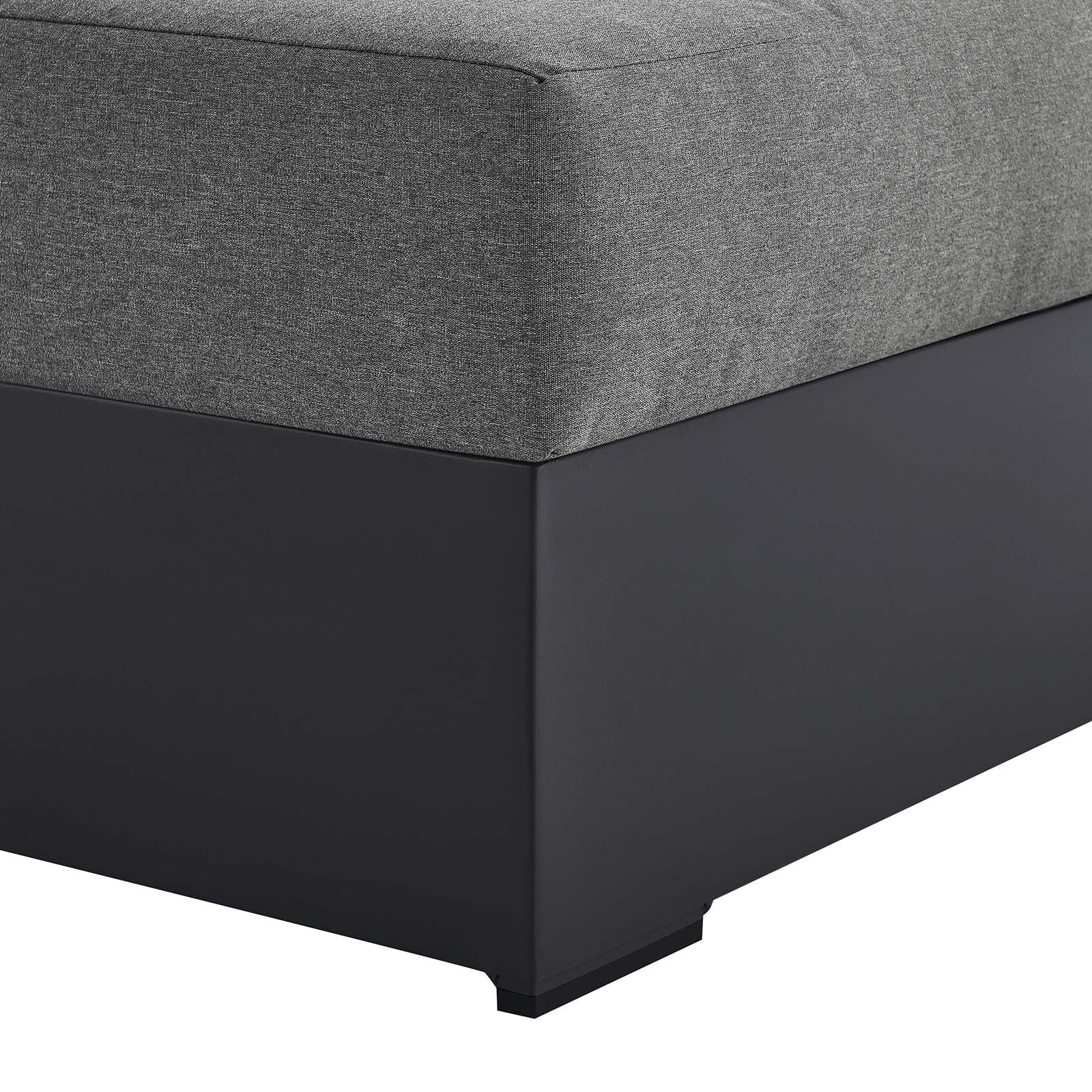 Tahoe Outdoor Patio Powder-Coated Aluminum Modular Right-Facing Chaise Lounge By Modway - EEI-6633 - Image 5
