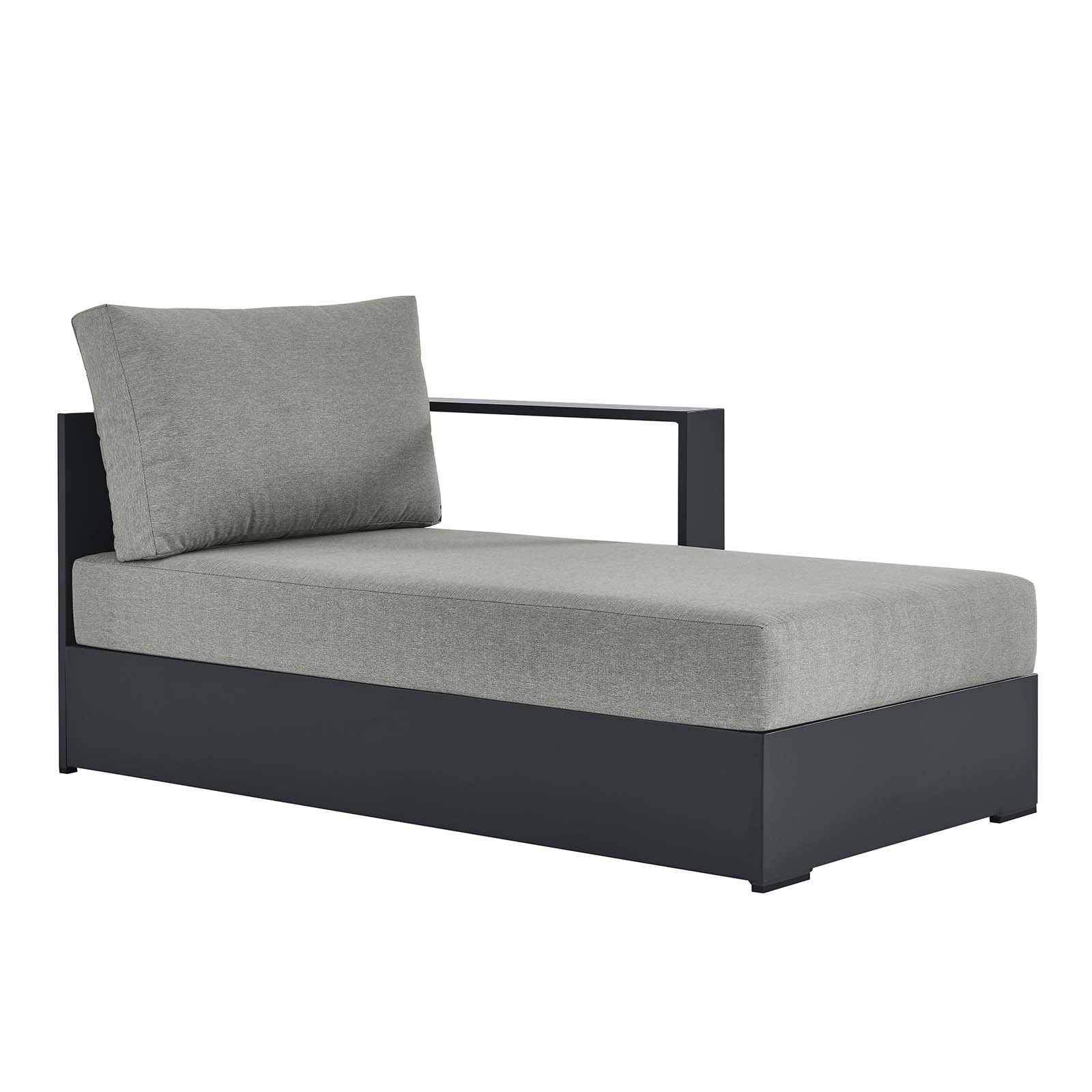 Tahoe Outdoor Patio Powder-Coated Aluminum Modular Right-Facing Chaise Lounge By Modway - EEI-6633 - Image 9
