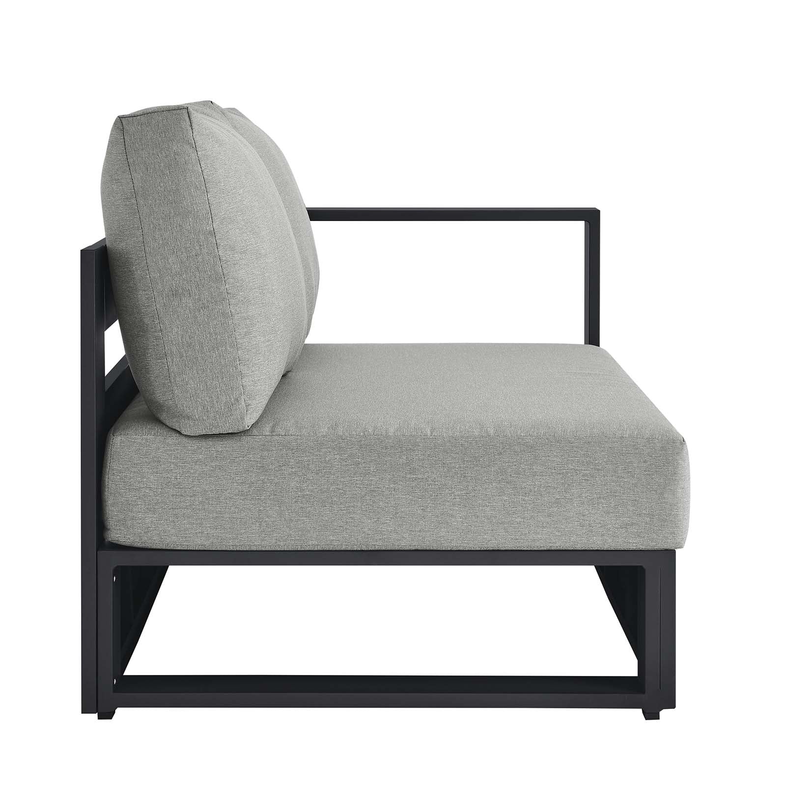 Tahoe Outdoor Patio Powder-Coated Aluminum Modular Right-Facing Loveseat By Modway - EEI-6630 - Image 10