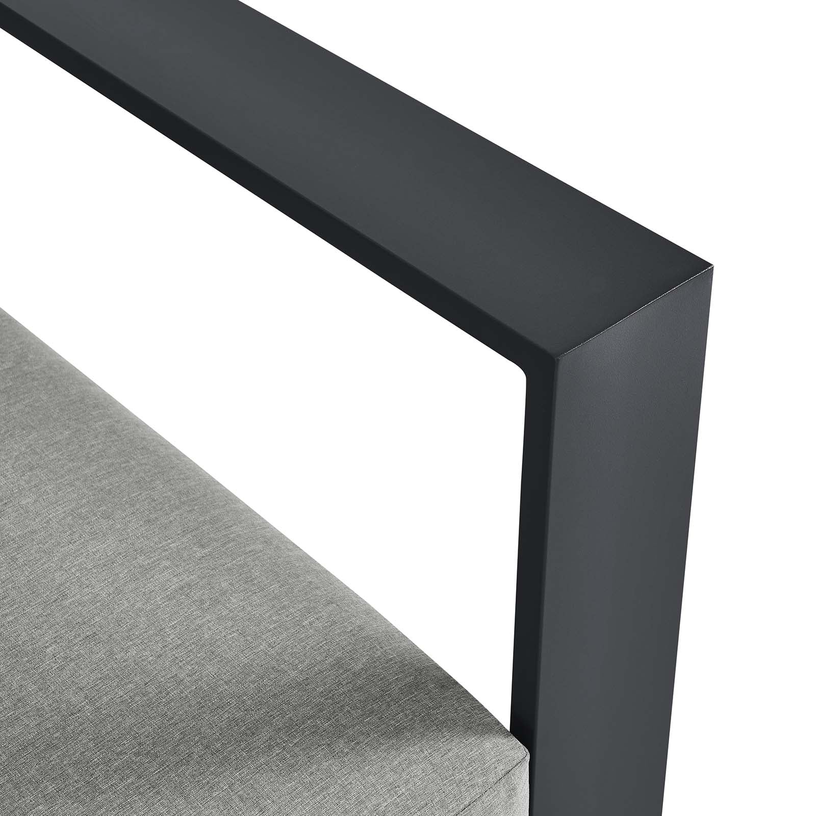 Tahoe Outdoor Patio Powder-Coated Aluminum Modular Right-Facing Loveseat By Modway - EEI-6630 - Image 13