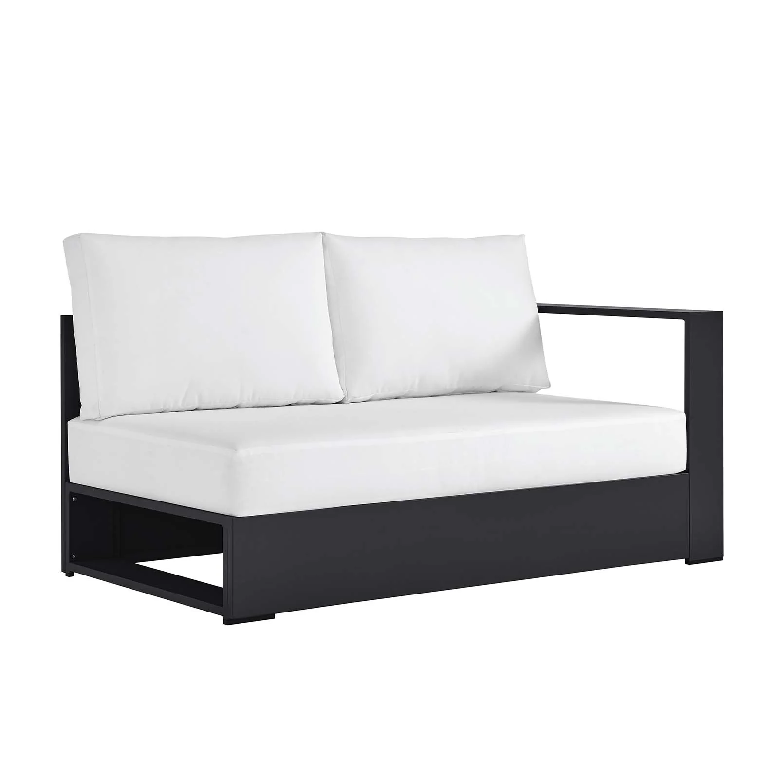 Tahoe Outdoor Patio Powder-Coated Aluminum Modular Right-Facing Loveseat By Modway - EEI-6630 - Image 17