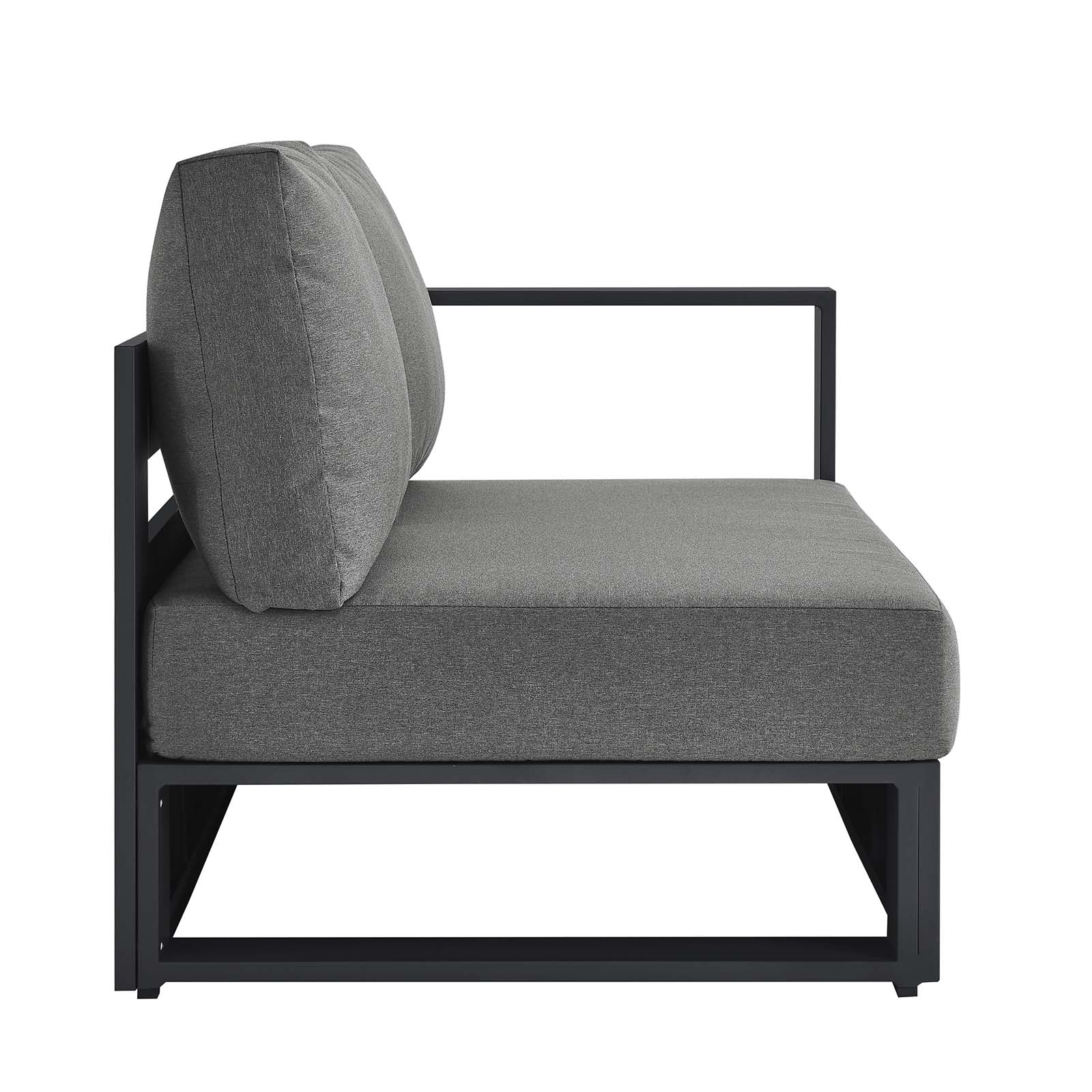 Tahoe Outdoor Patio Powder-Coated Aluminum Modular Right-Facing Loveseat By Modway - EEI-6630 - Image 2