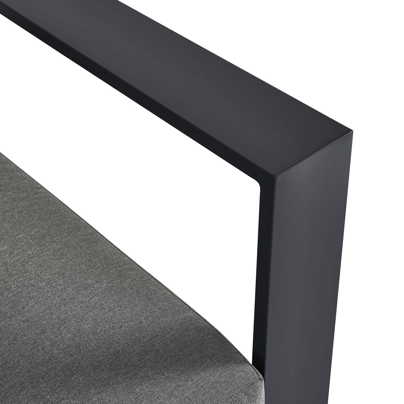 Tahoe Outdoor Patio Powder-Coated Aluminum Modular Right-Facing Loveseat By Modway - EEI-6630 - Image 5