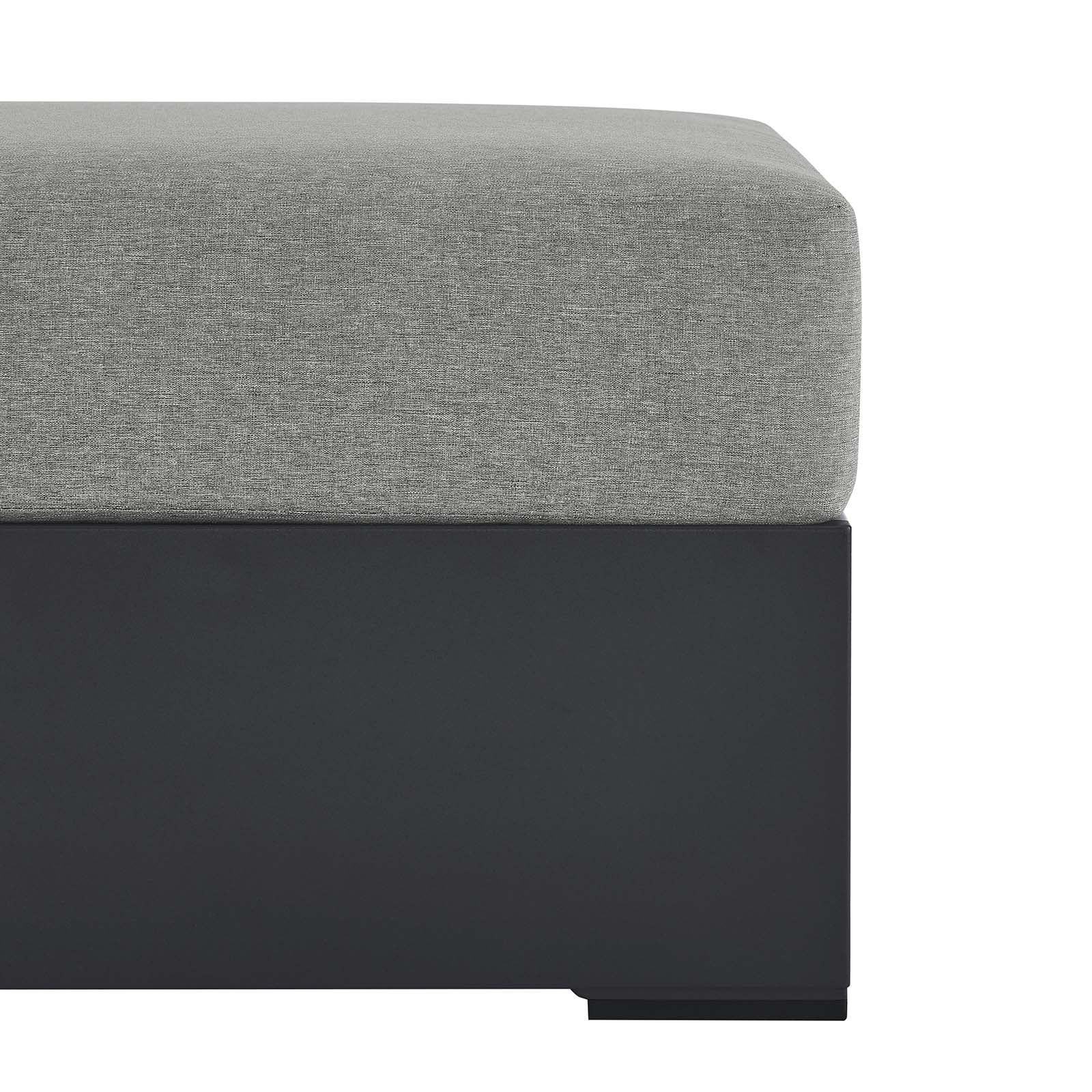 Tahoe Outdoor Patio Powder-Coated Aluminum Ottoman By Modway - EEI-6627 - Image 12