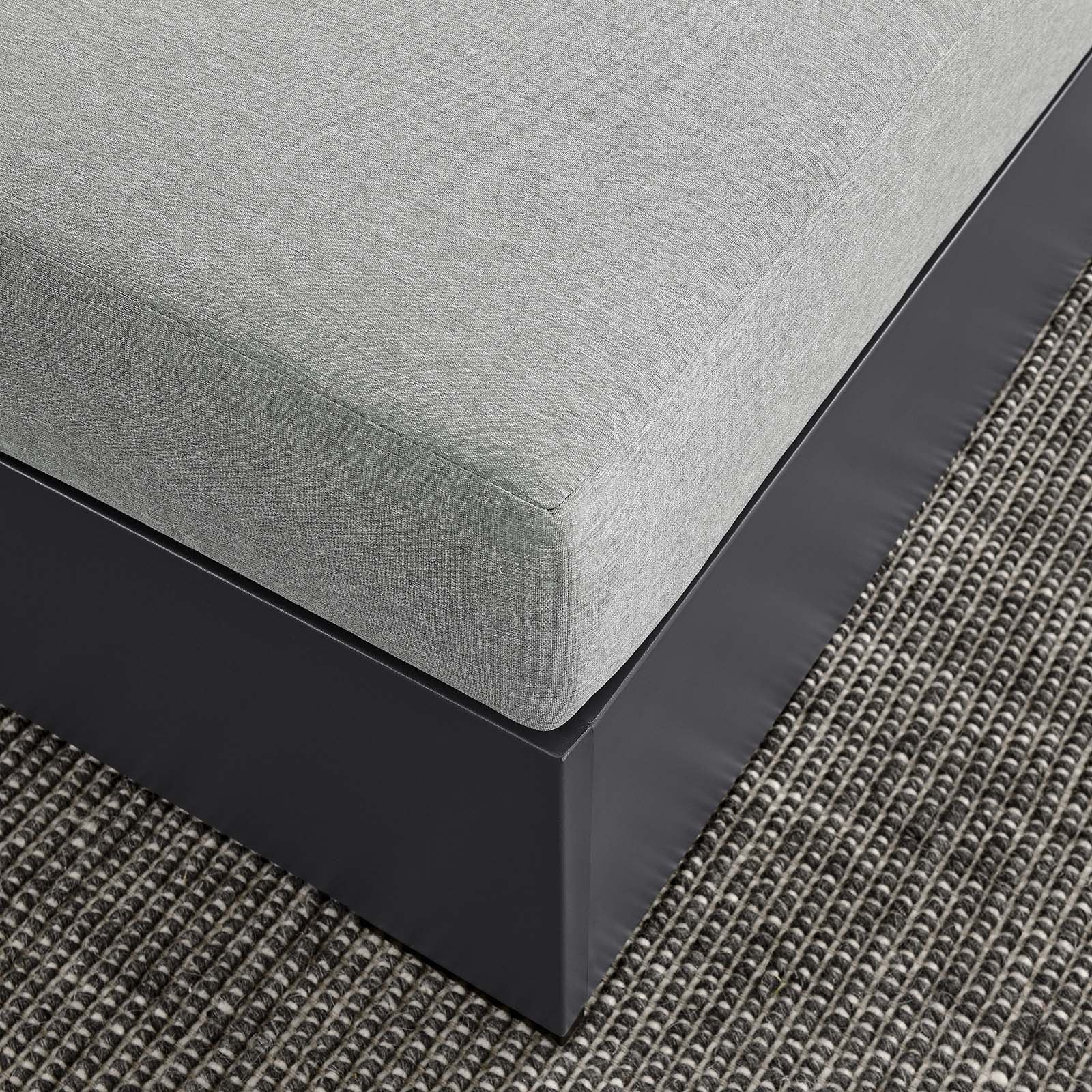Tahoe Outdoor Patio Powder-Coated Aluminum Ottoman By Modway - EEI-6627 - Image 15