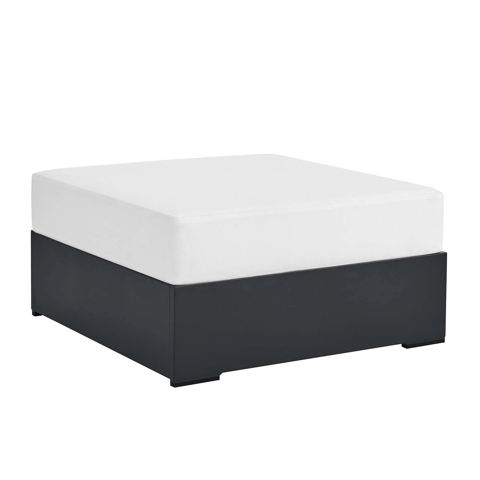 Tahoe Outdoor Patio Powder-Coated Aluminum Ottoman By Modway - EEI-6627 - Image 17