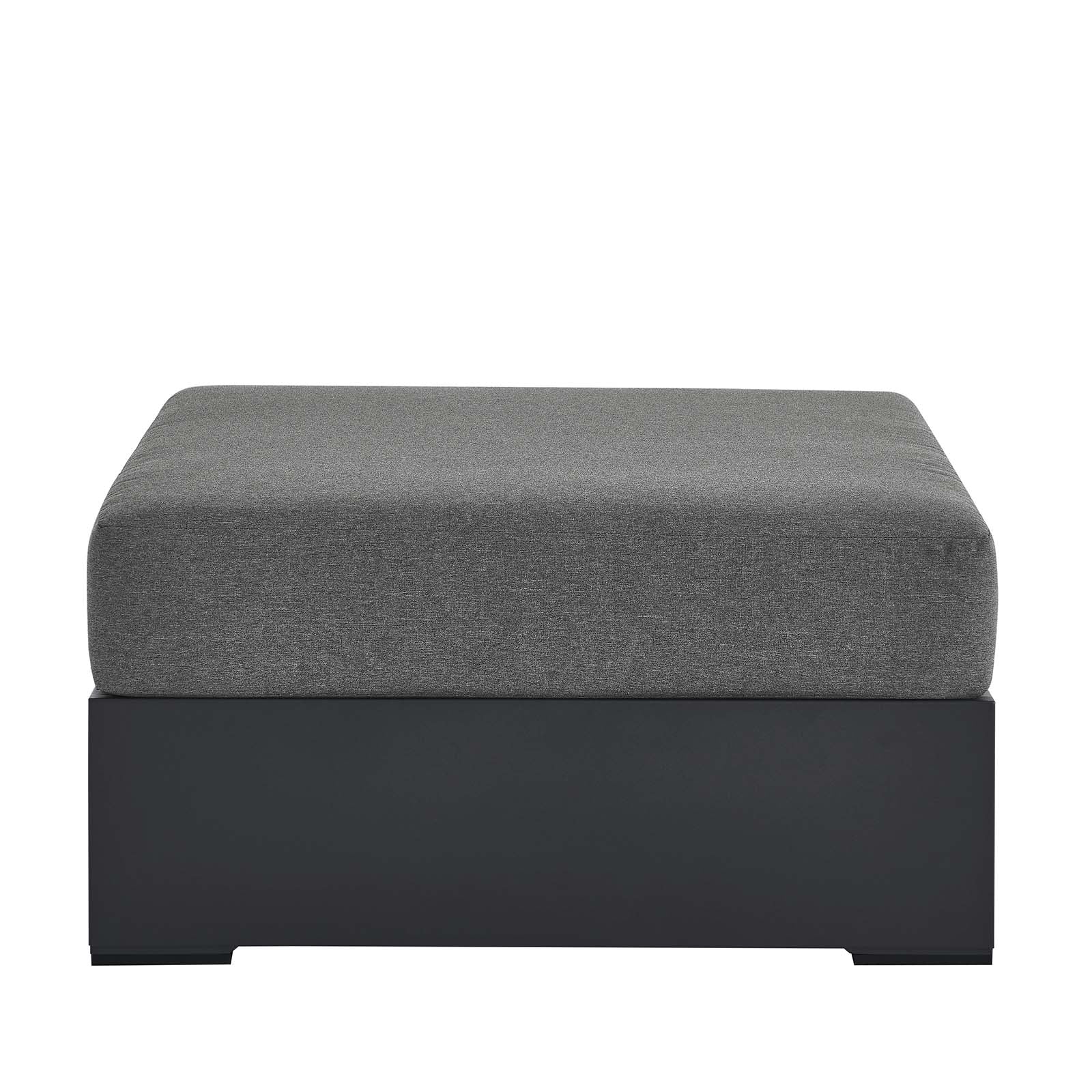Tahoe Outdoor Patio Powder-Coated Aluminum Ottoman By Modway - EEI-6627 - Image 3