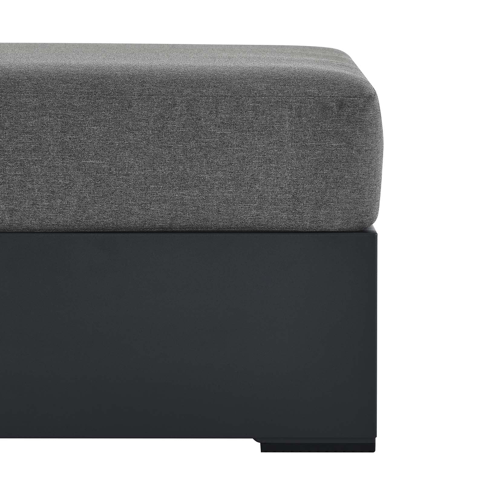 Tahoe Outdoor Patio Powder-Coated Aluminum Ottoman By Modway - EEI-6627 - Image 5