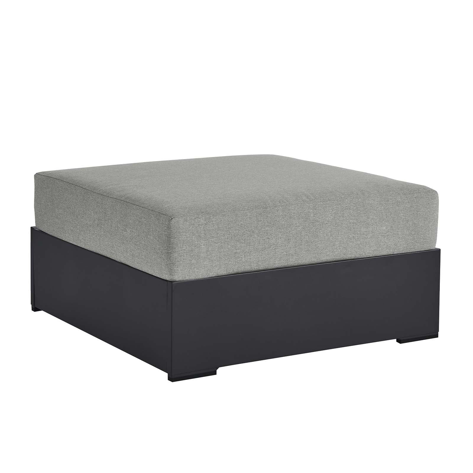 Tahoe Outdoor Patio Powder-Coated Aluminum Ottoman By Modway - EEI-6627 - Image 9