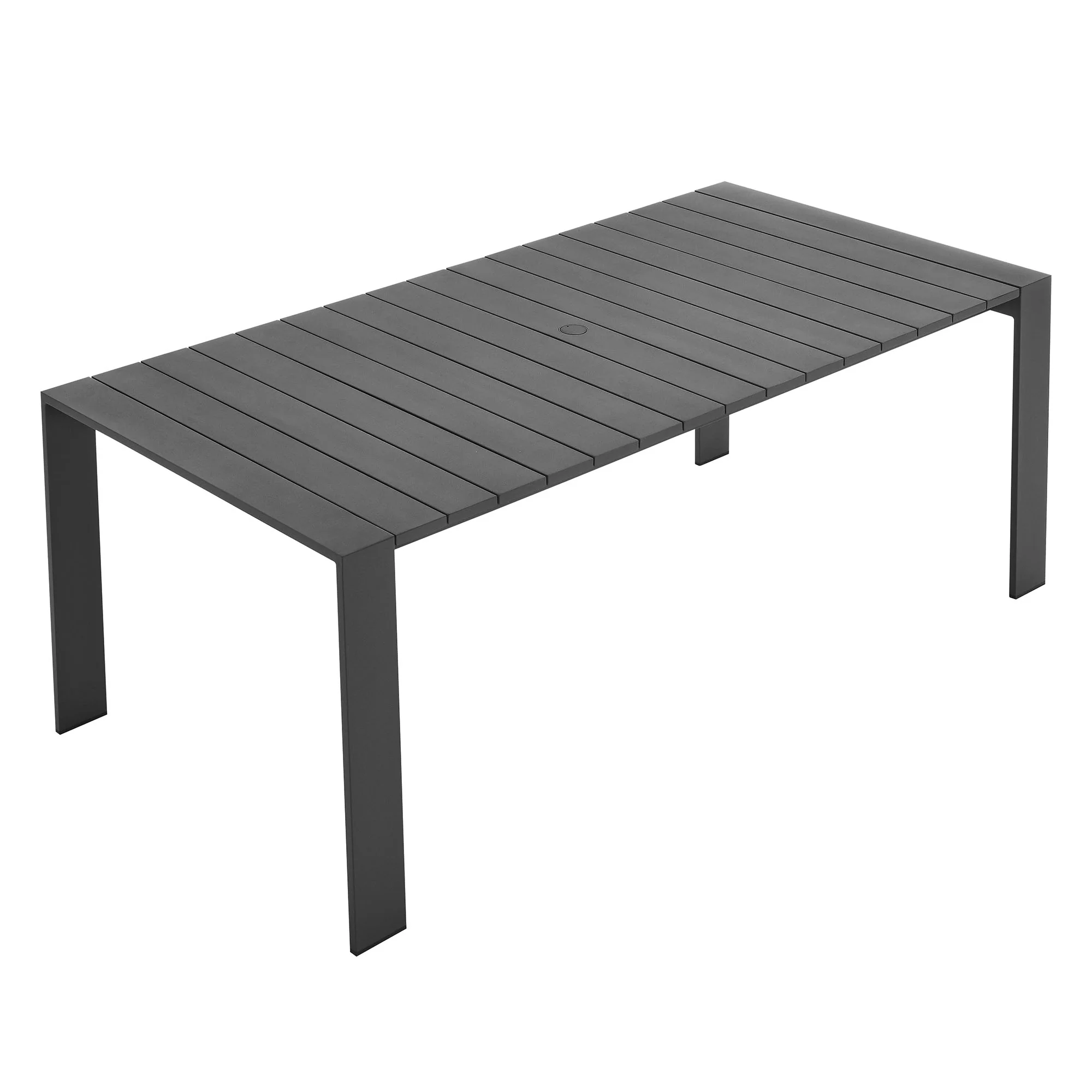 Tahoe Rectangular Outdoor Patio Aluminum Dining Table by Modway - Image 5