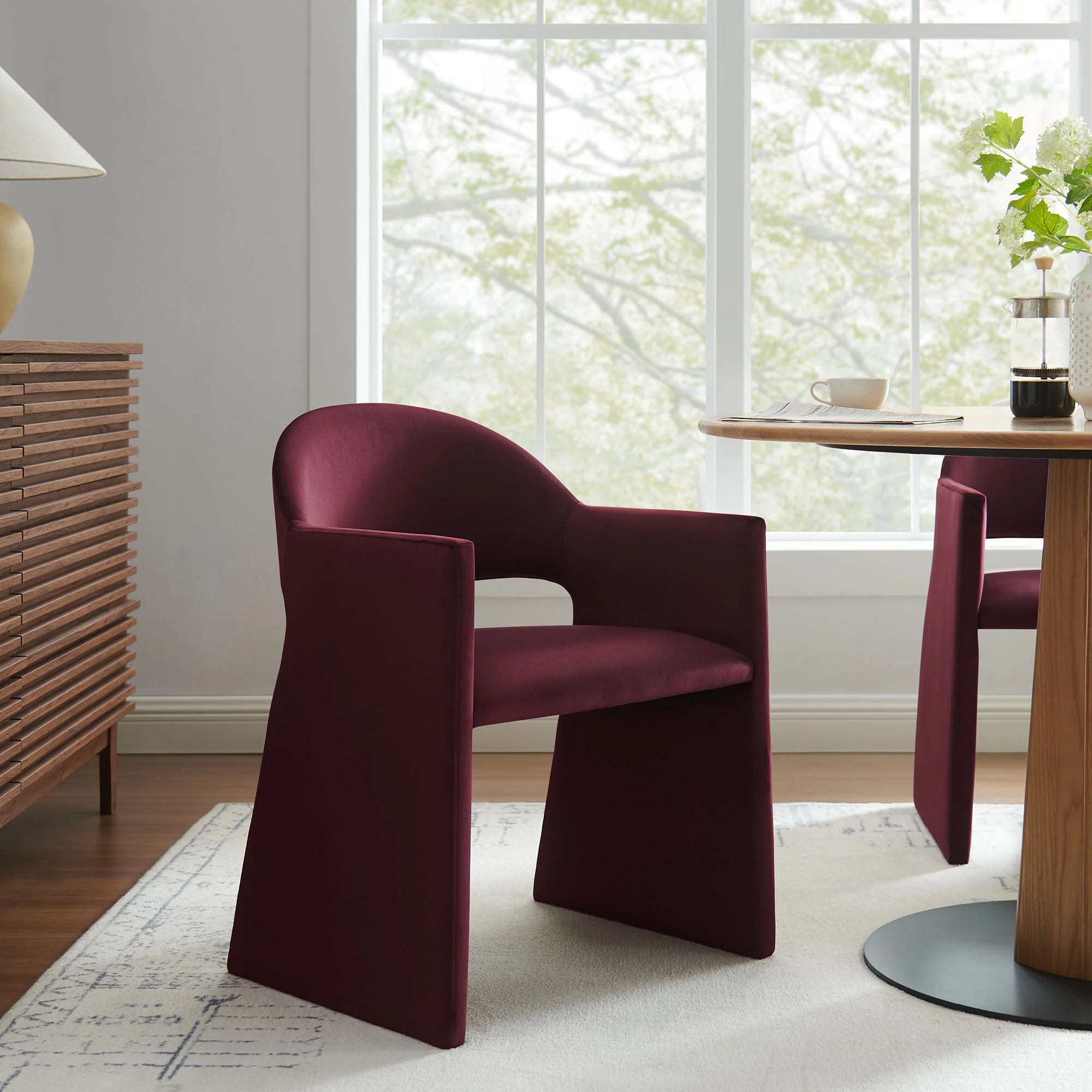 Talia Performance Velvet Dining Armchair by Modway - Image 25