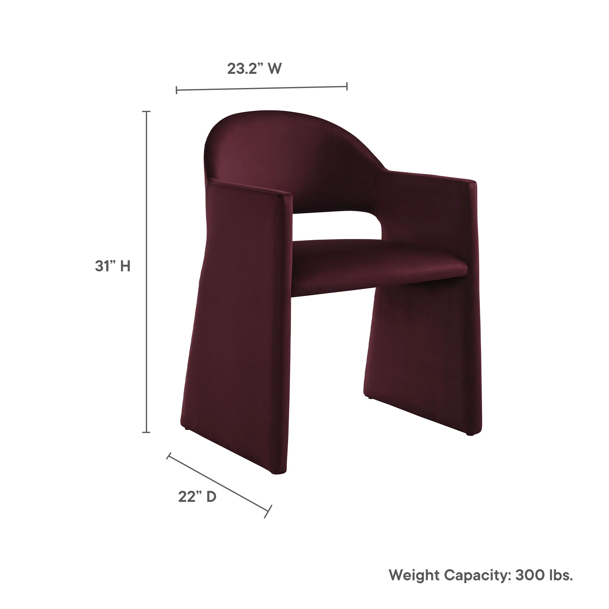 Talia Performance Velvet Dining Armchair by Modway - Image 27